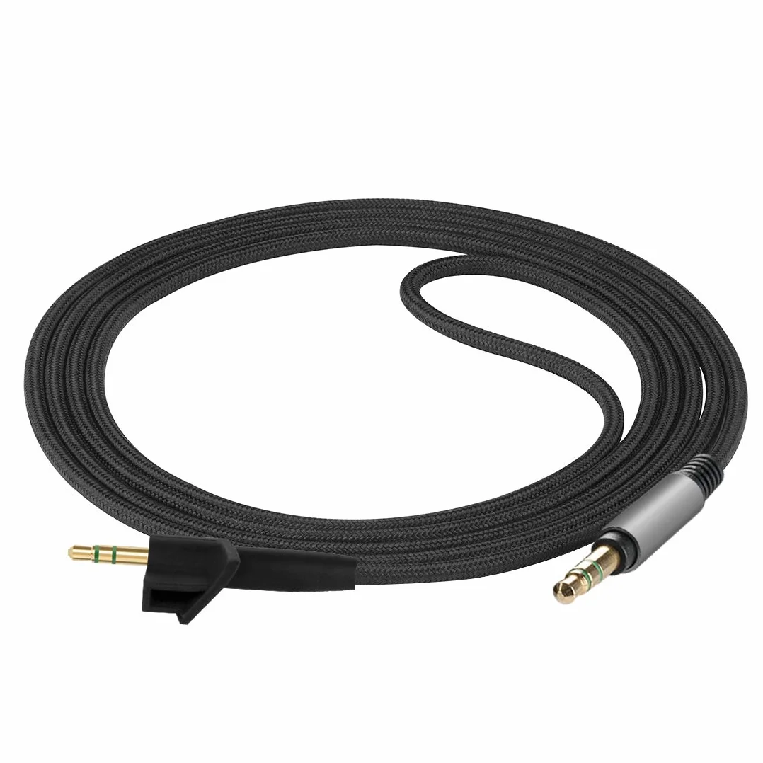 Geekria Kabel audio kompatybilny z Bose Around-Ear AE2/AE2i/AE2w, przewód stereofoniczny pleciony nylon 2,5 mm 1,2 m