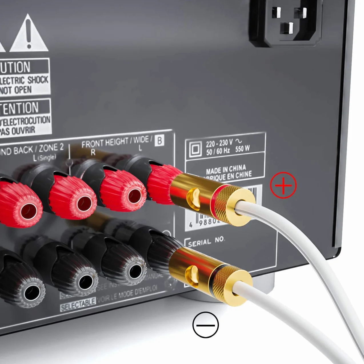 deleyCON 10m kabel głośnikowy 2x2,5mm² CCA biały