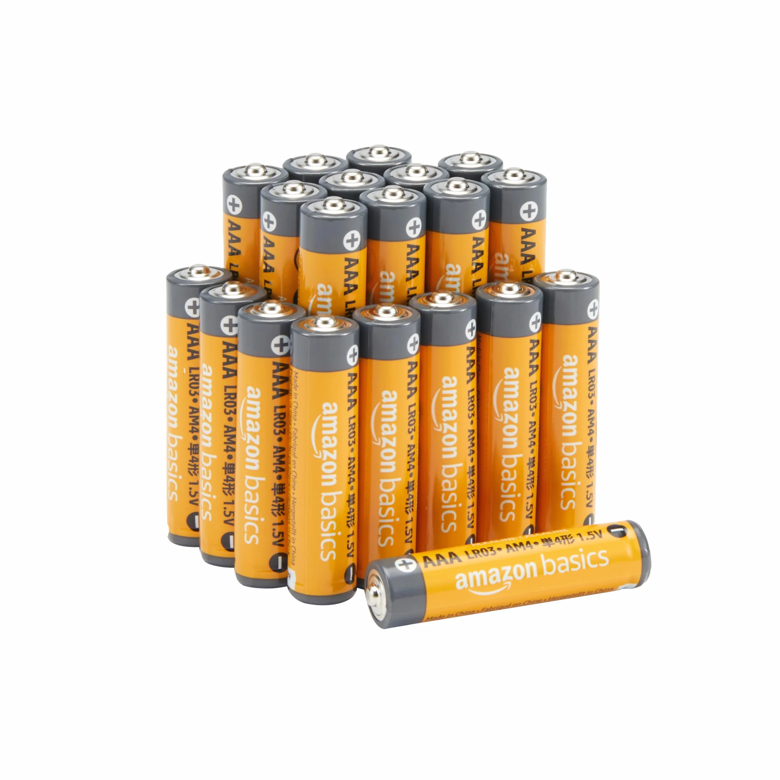 Amazon Basics Baterie alkaliczne AAA 1,5 V 20 sztuk
