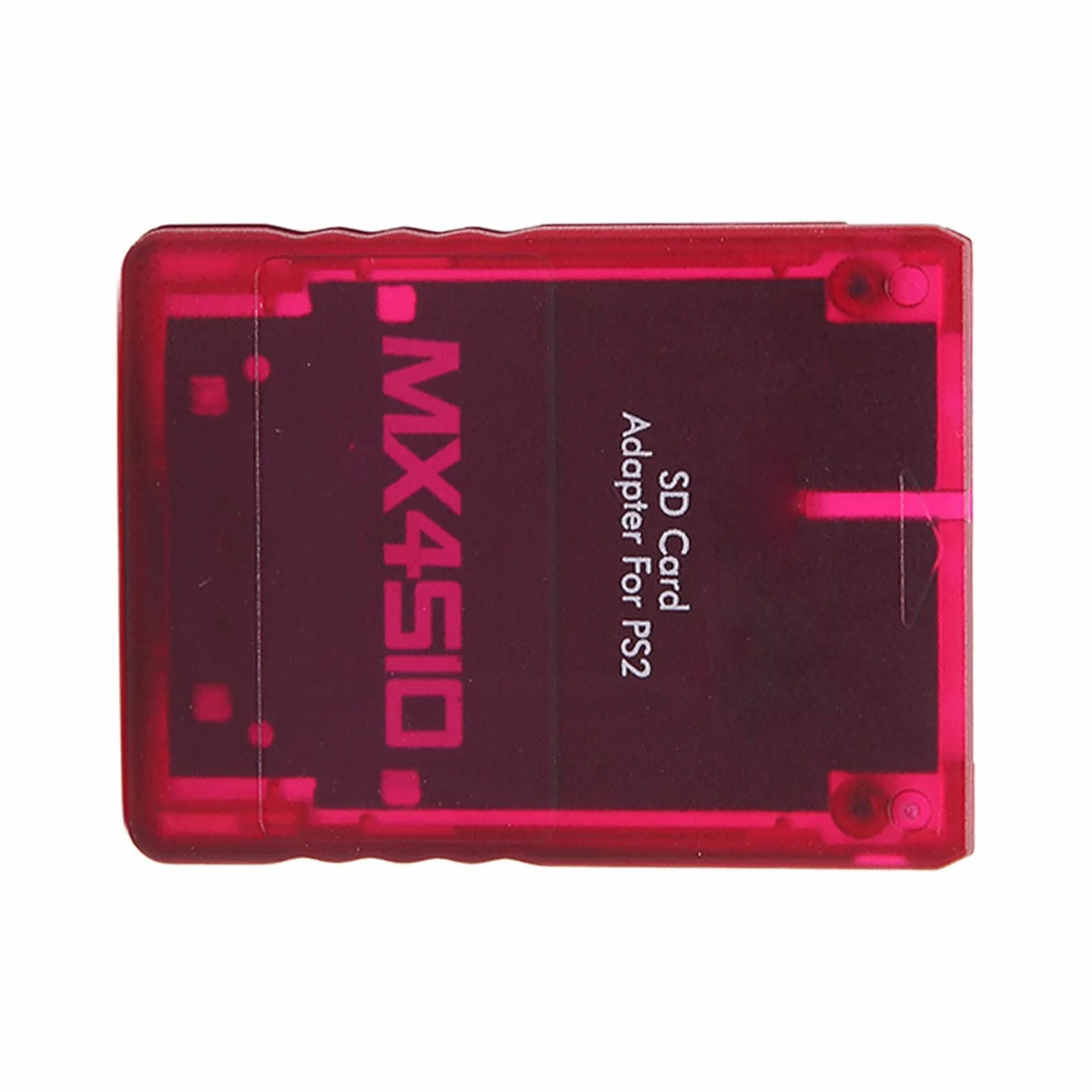 Adapter Czytnika Kart PS2 MX4SIO SIO2SD, Ręcznie Wykonany Stabilny Zamiennik Adaptera Kart MX4SIO TF dla PS2(Czerwony)
