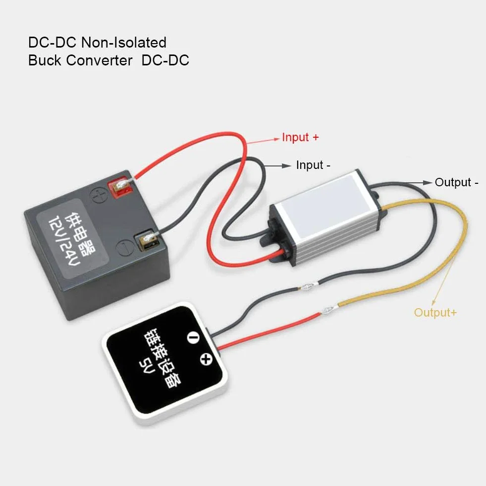 Converter Modul, opakowanie DC 12 V / 24 V do 5 V 2 A przetwornica wsteczna zasilacz moduł transformatora