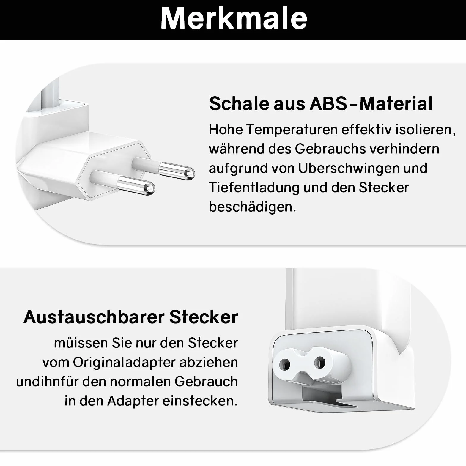 Zasilacz sieciowy Macbook Apple wtyczka do iPada AC Charger biały