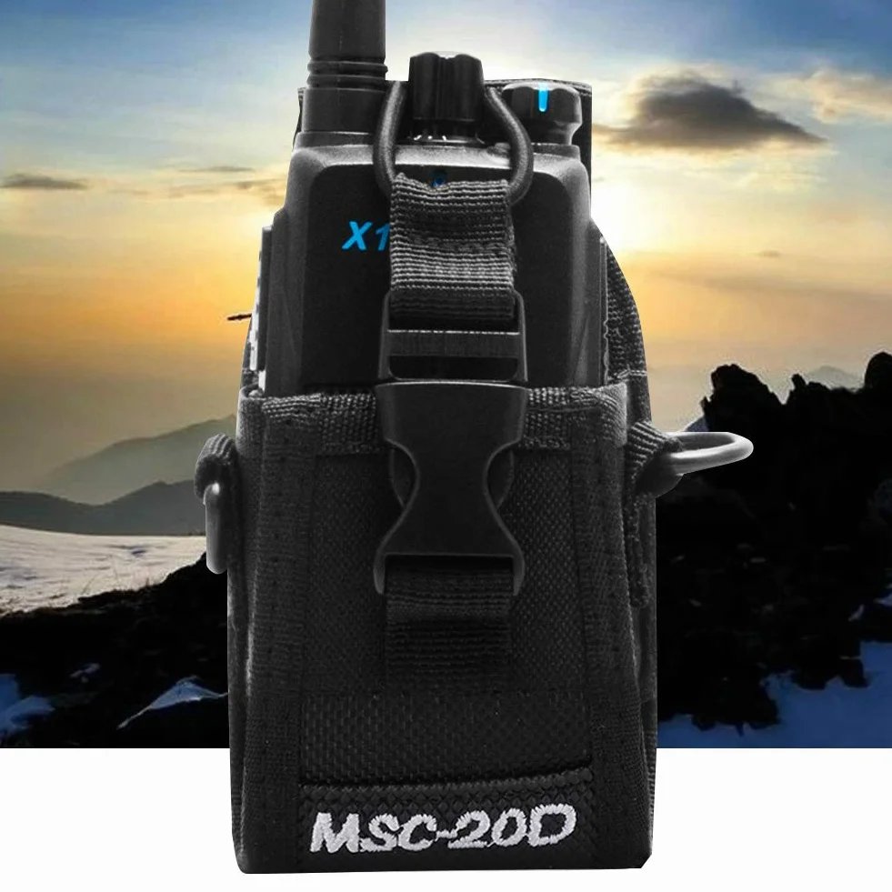 Uchwyt Na Walkie-Talkie Opaska Na Ramię Radio Police Etui Msc 20D Nylon Lekka Torba