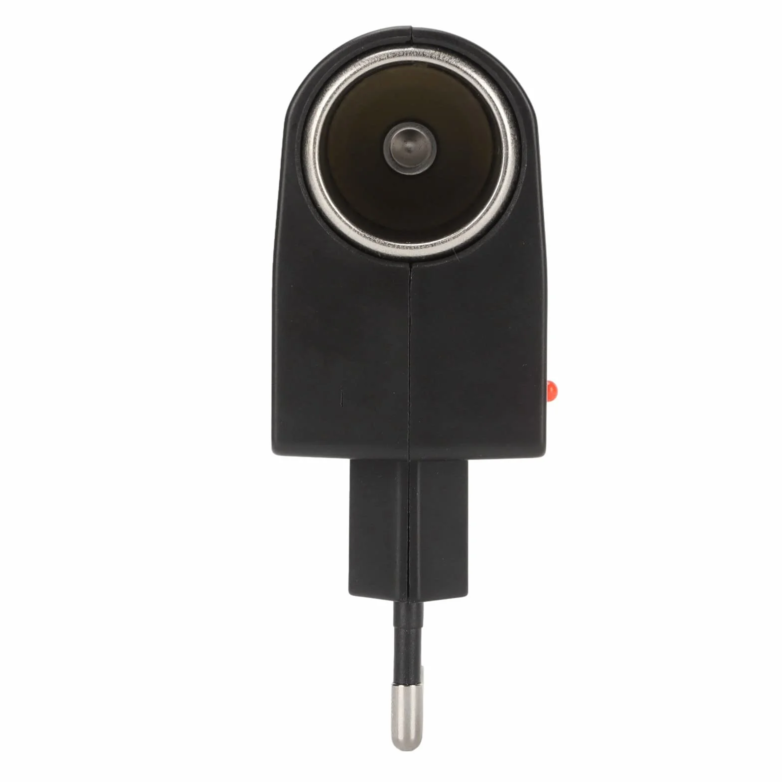 Adapter do Zasilacza AC na DC 12V Konwerter Wtyczki ściennej z Gniazdem Zapalniczki i Wskaźnikiem ładowania LED, do Elektroniki w Małym Samochodzie (Wtyczka UE)