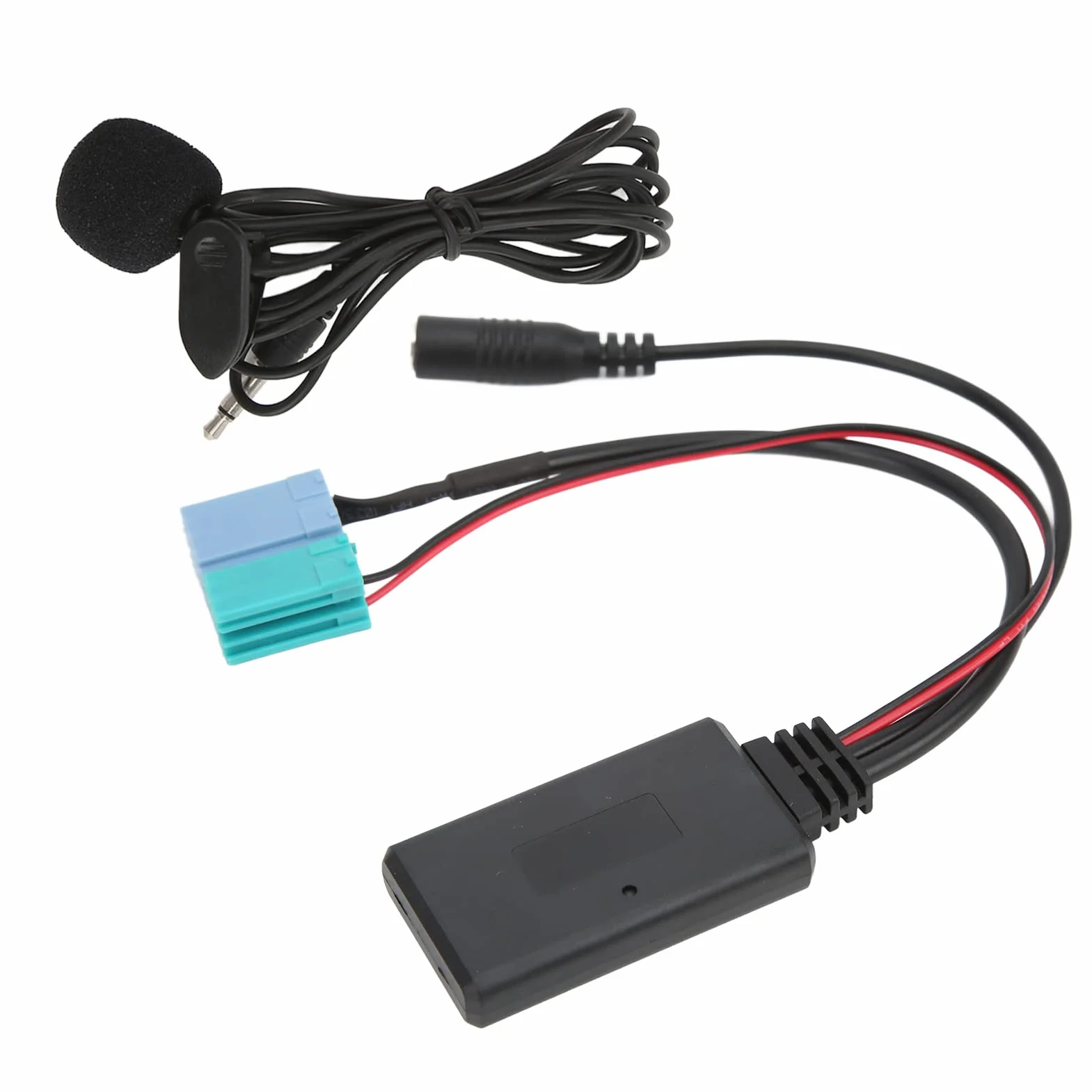 Kabel Samochodowy Bluetooth AUX IN 6+8-pinowy Adapter do Fiata Bravo 2007
