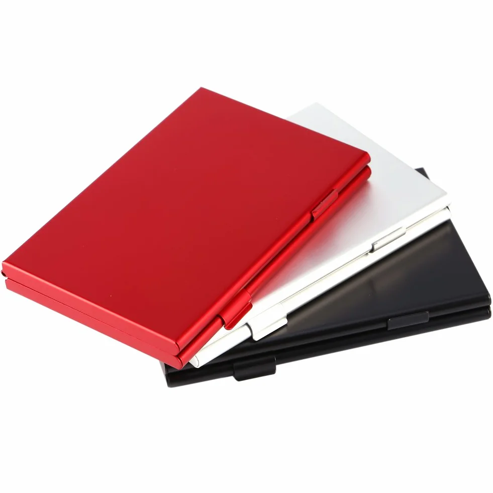 Etui na karty pamięci, kompaktowy rozmiar etui na karty SD, wysokiej jakości aluminium dobre akcesorium łatwe przenoszenie i przechowywanie dla miłośników fotografii pomieści 6 szt. kart SD