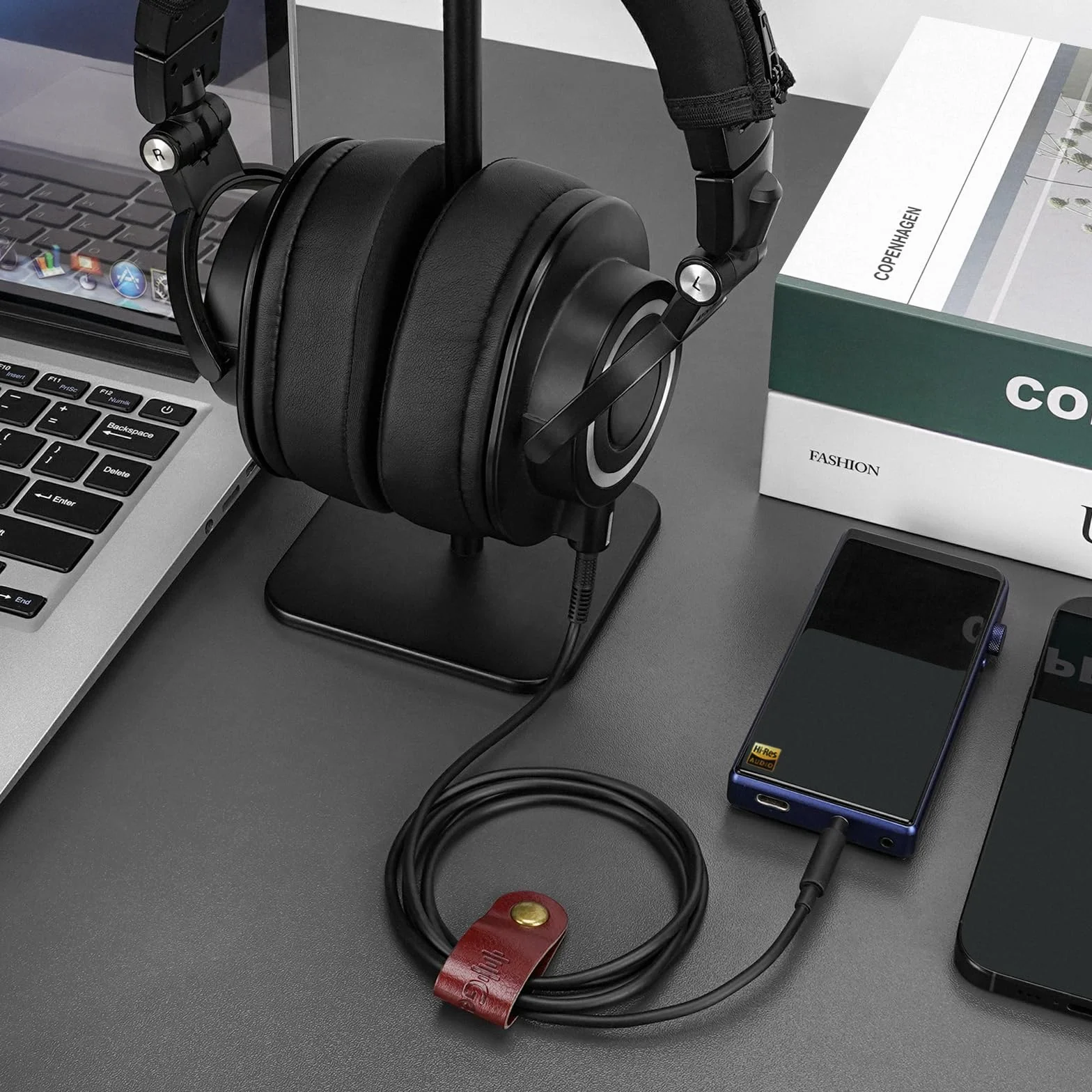 Kabel audio Geekria kompatybilny z słuchawkami ATH-M70x/M60x/M50x/M40x, 2,5 mm zamienny kabel stereo AUX (4 ft/1,2 m)
