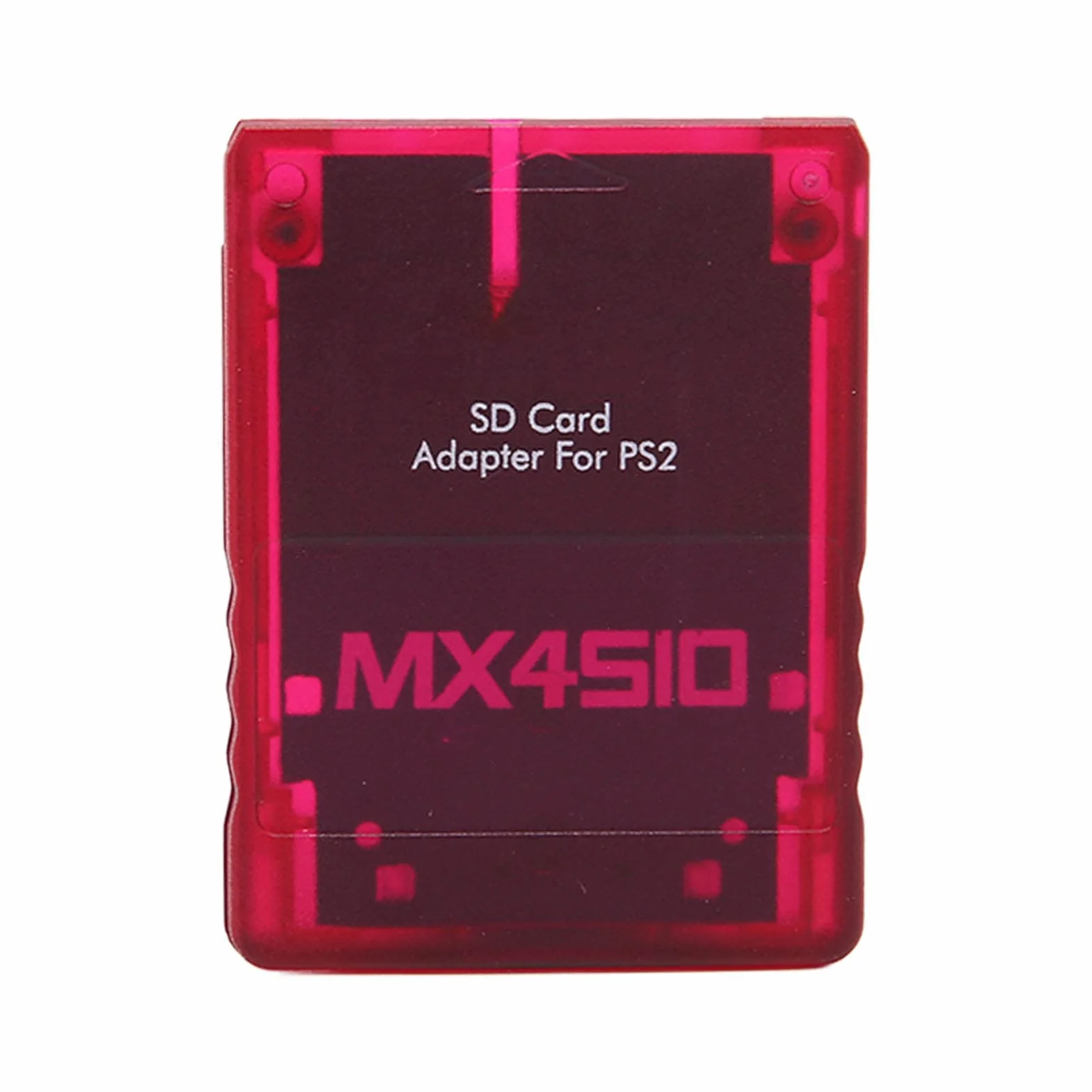 Adapter Czytnika Kart PS2 MX4SIO SIO2SD, Ręcznie Wykonany Stabilny Zamiennik Adaptera Kart MX4SIO TF dla PS2(Czerwony)