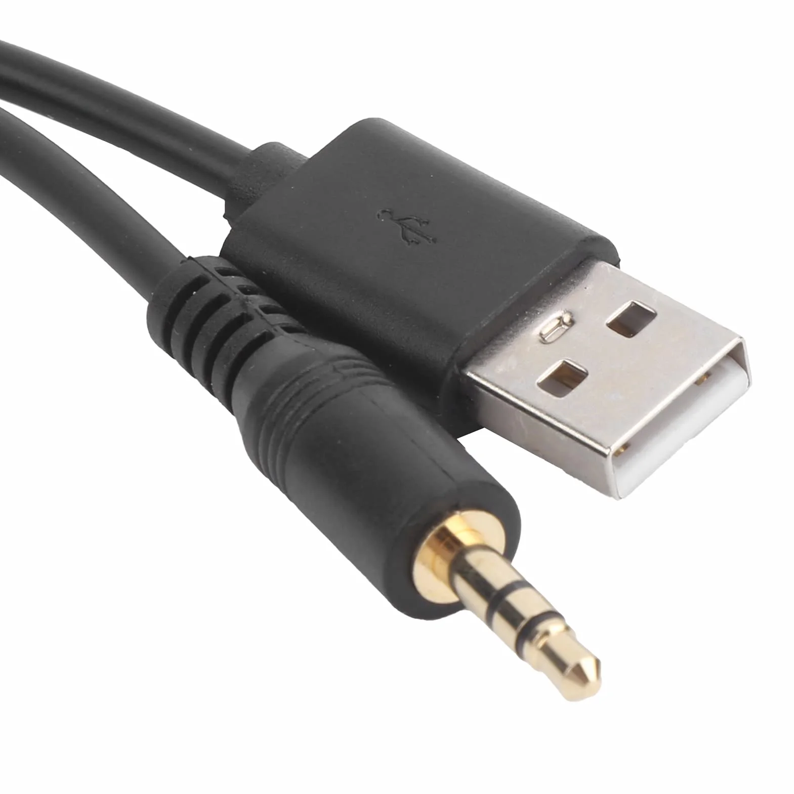 Aramox samochodowy odbiornik Bluetooth, port USB 3,5 mm AUX + 5 V/12 V, bezprzewodowy odbiornik Bluetooth 5.0, odtwarzacz muzyczny, złącze adaptera audio