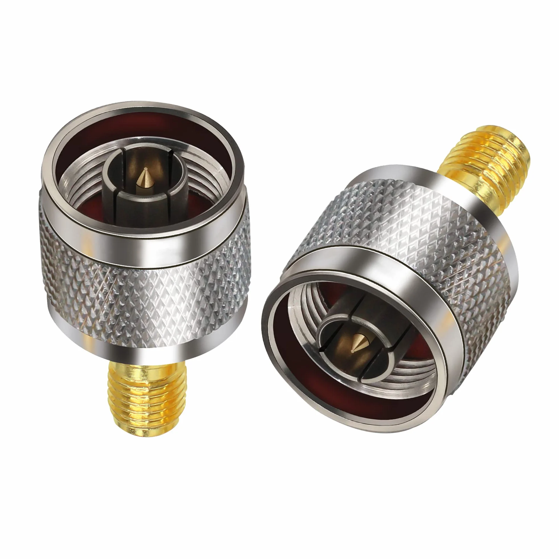 SMA Buchse auf N Stecker RF Koax Adapter für WiFi Antennenverlängerungskabel 2 St