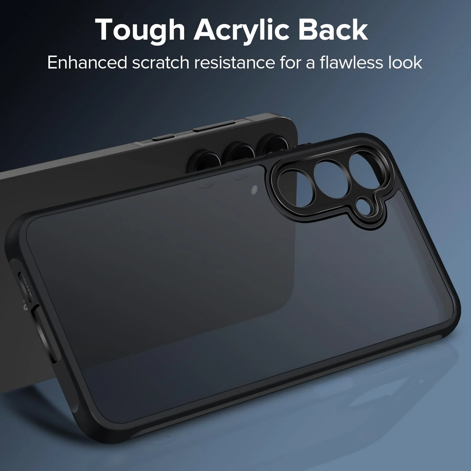 iVoler Etui do Samsung Galaxy A55 5G z 2x szkłem hartowanym, matowe, czarne, ochrona aparatu, standard wojskowy