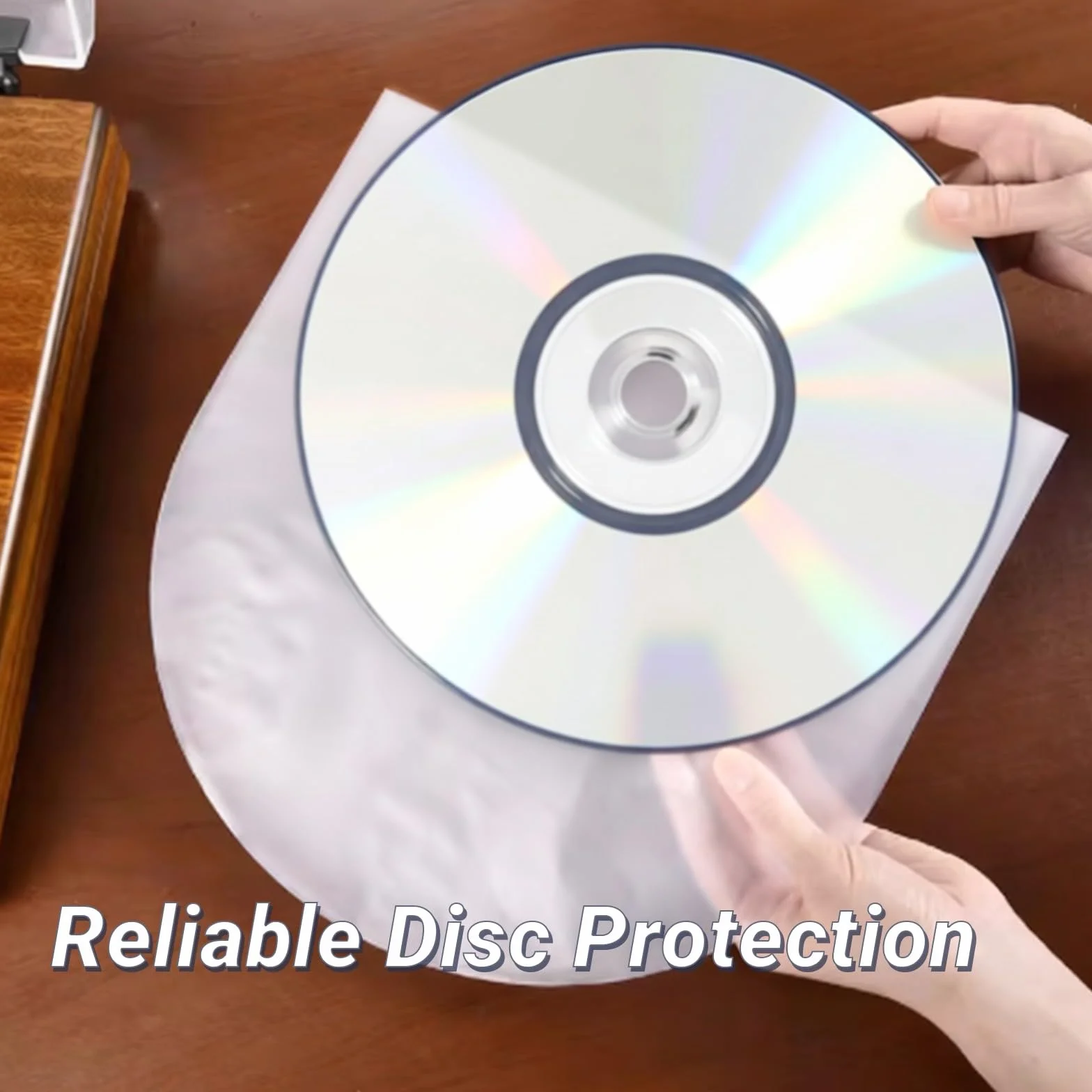 100 szt. CD DVD wewnątrz, plastikowy rękaw na 5 Punte Pennino rękawy przezroczyste S7 Fe Tab Inch CD i DVD Mini przechowywanie