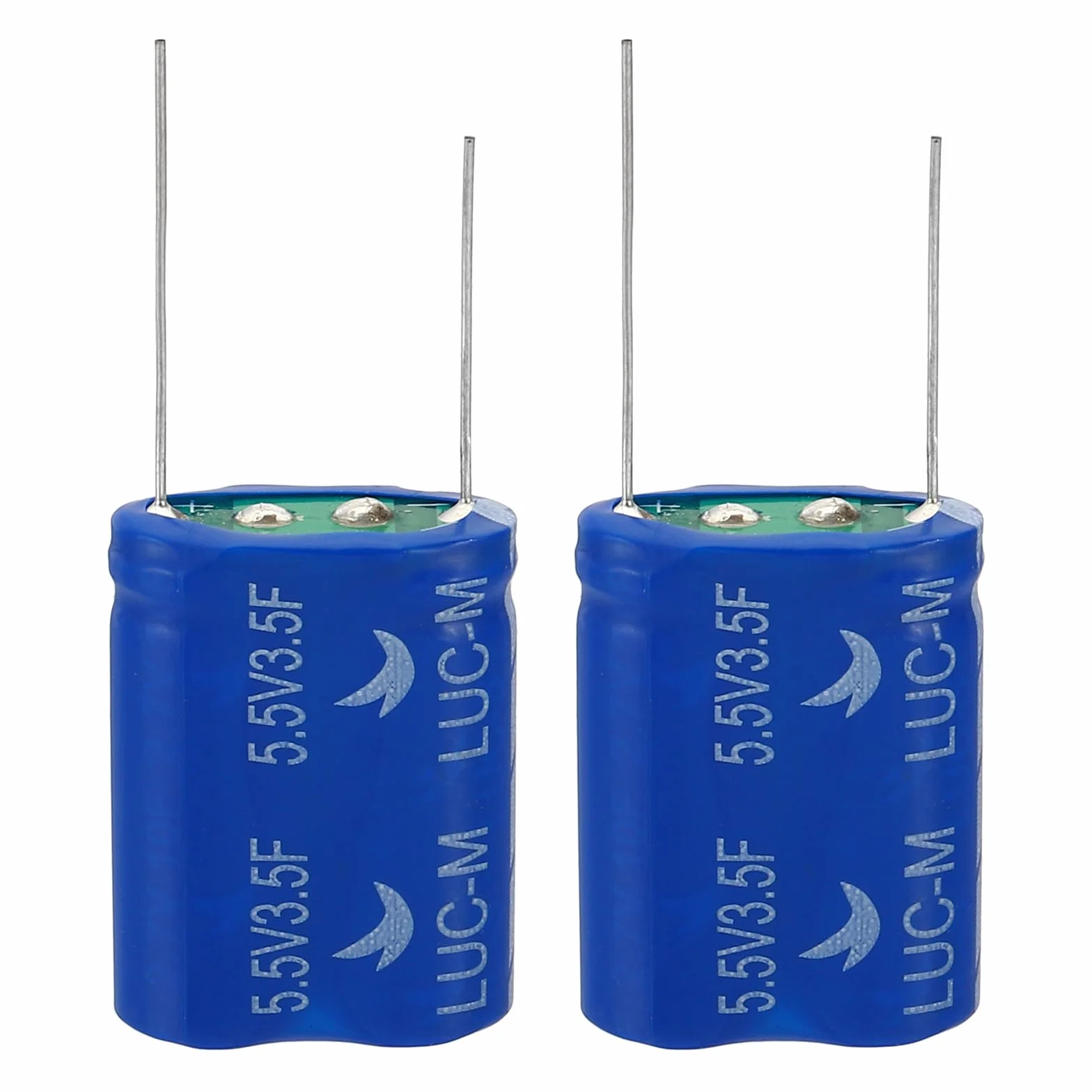 PATIKIL Kondensatory aluminiowe 5,5 V 3,5 F do przechowywania energii 4 szt.