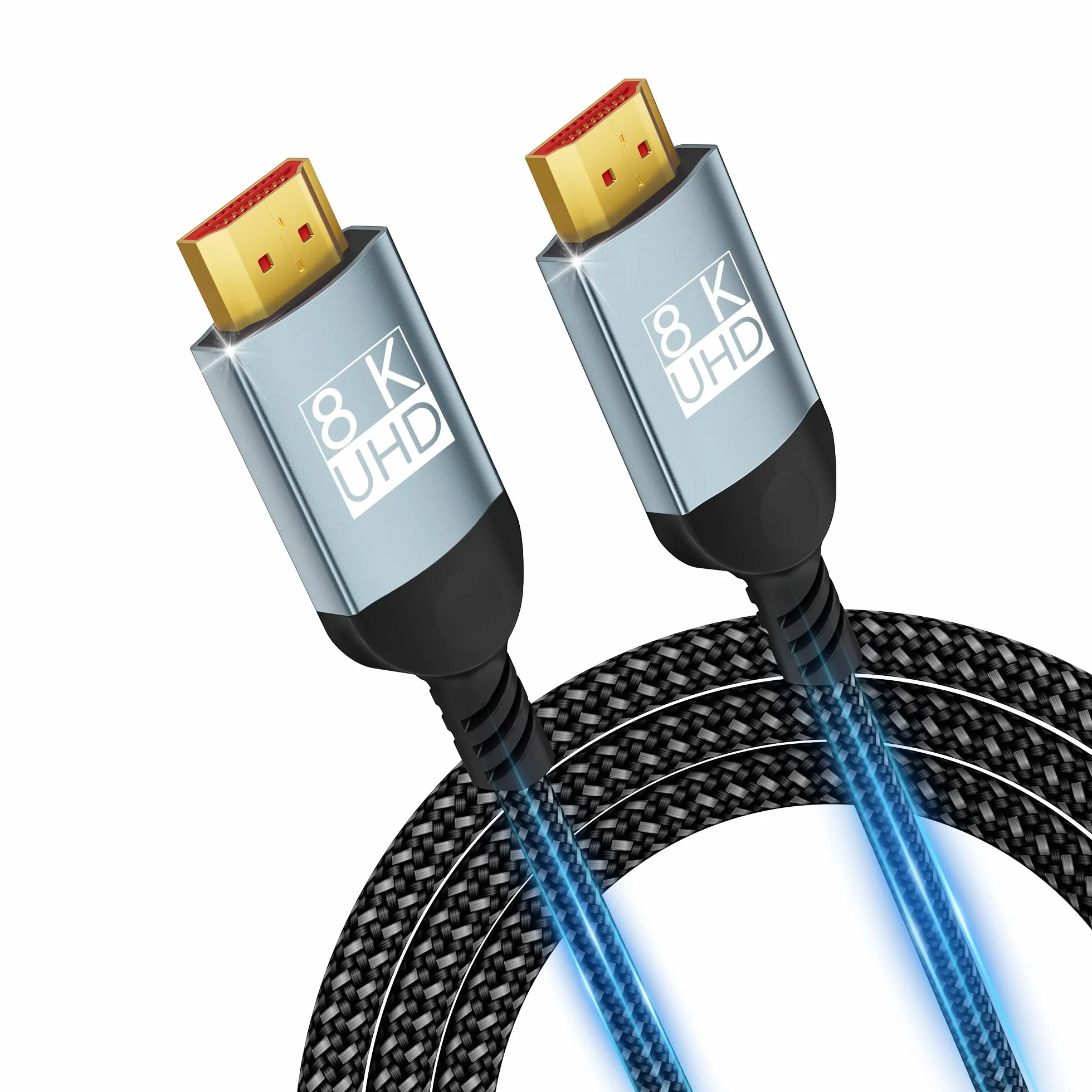 Kabel HDMI 5m 10K 8K Ultra szybki HDMI 2.1 HDR10+ eARC HDCP 2.2 2.3 VRR DTS:X
