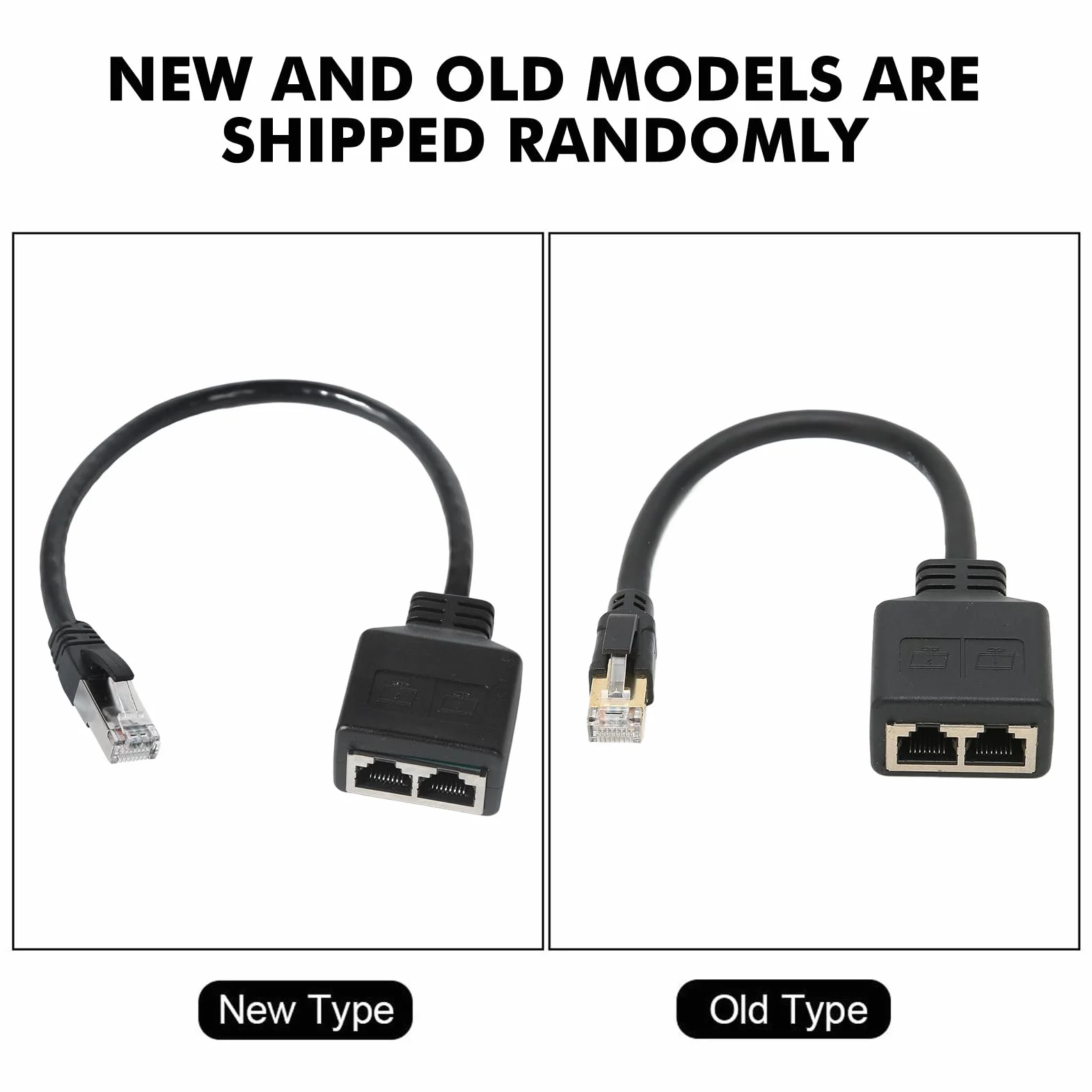 Adapter rozgałęźnika RJ45 1 na 2 Ethernet do domowego biura