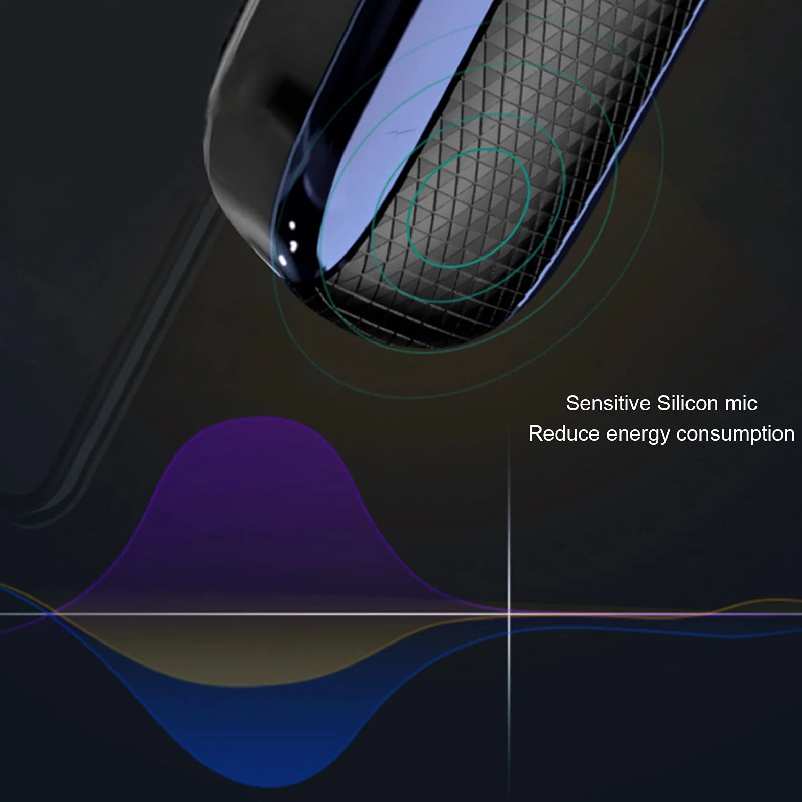 Zestaw Słuchawkowy Bluetooth z Jednym Uchem, Bezprzewodowa Słuchawka do Zestawu Głośnomówiącego, Obsługa połączeń HD, Inteligentna Redukcja Szumów (Czarny i niebieski)