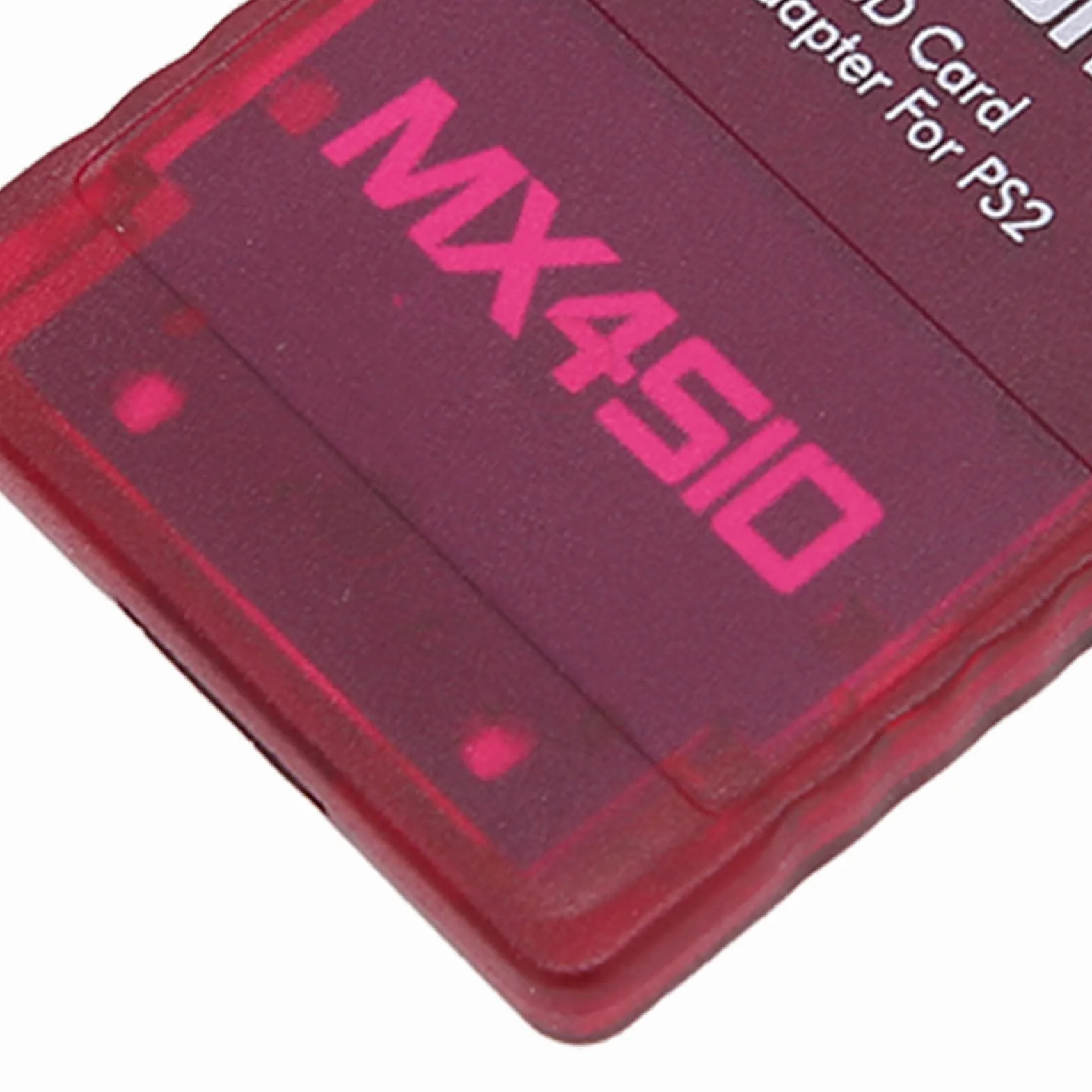 Adapter Czytnika Kart PS2 MX4SIO SIO2SD, Ręcznie Wykonany Stabilny Zamiennik Adaptera Kart MX4SIO TF dla PS2(Czerwony)