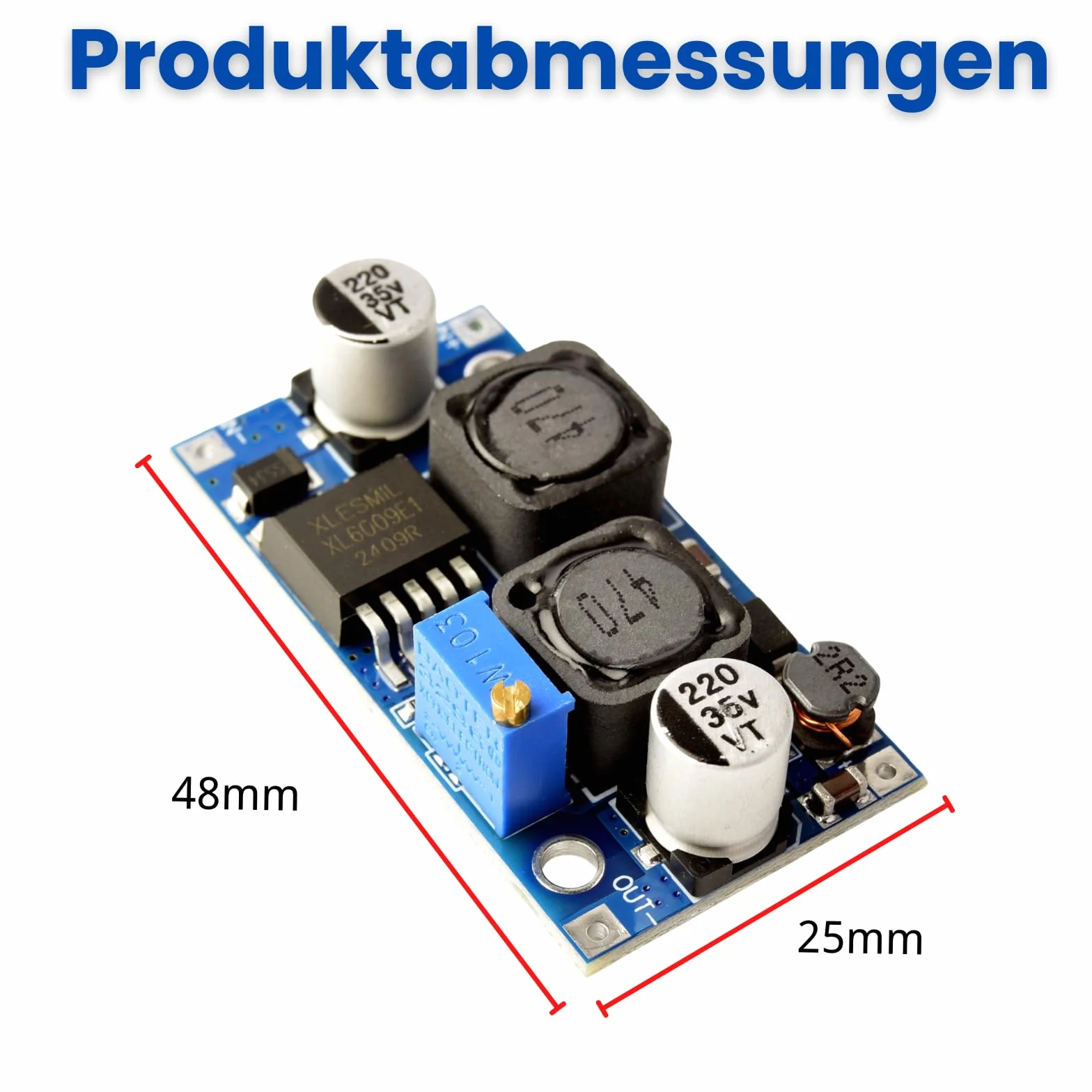 Konwerter DC-DC 1,5-35 V 3A Boost Buck XL6009 Step Up Down Regulator napięcia Zasilacz 3 sztuki