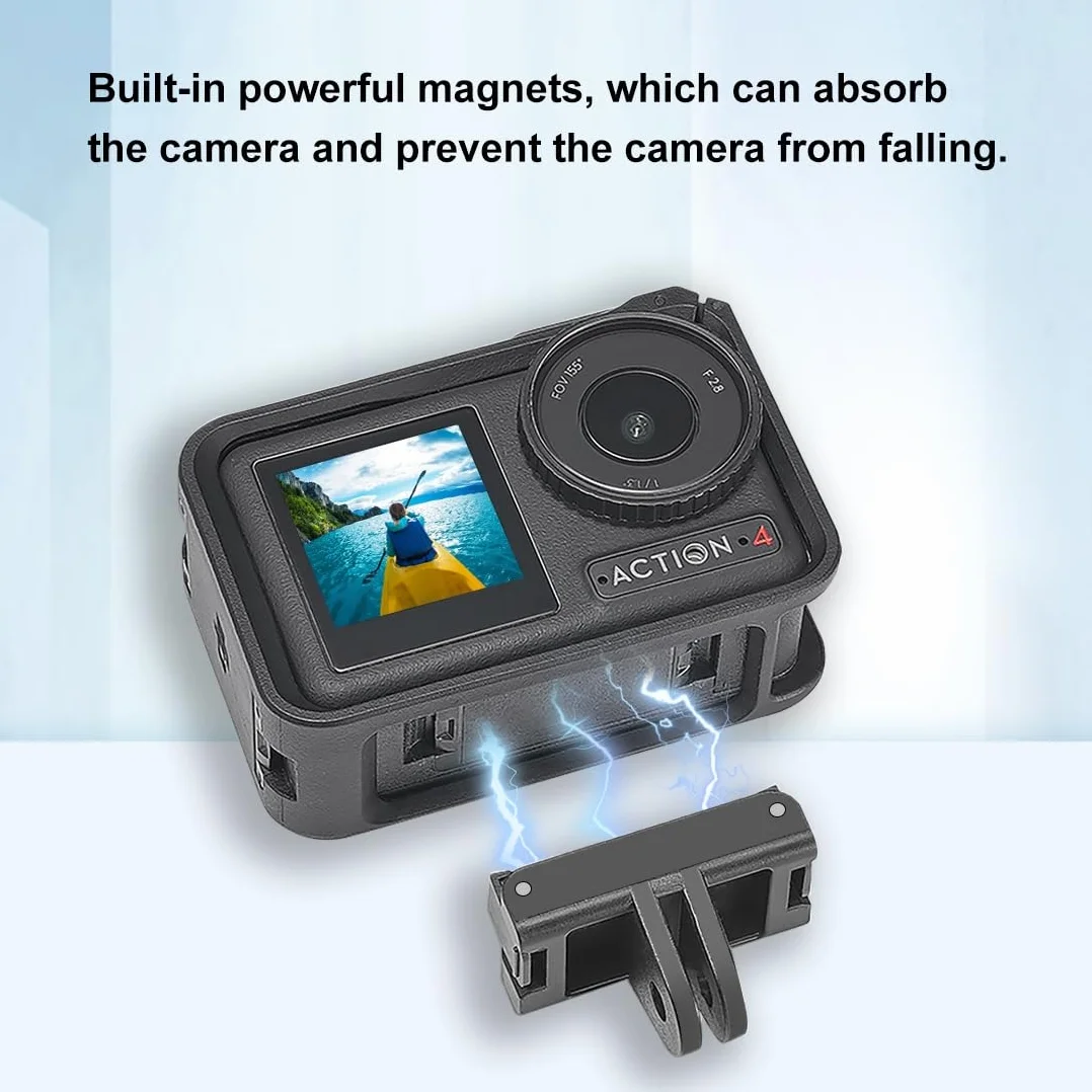 PULUZ Szybkozłączka magnetyczna do DJI Osmo Action 5 Pro 360 podstawa adaptera magnetycznego