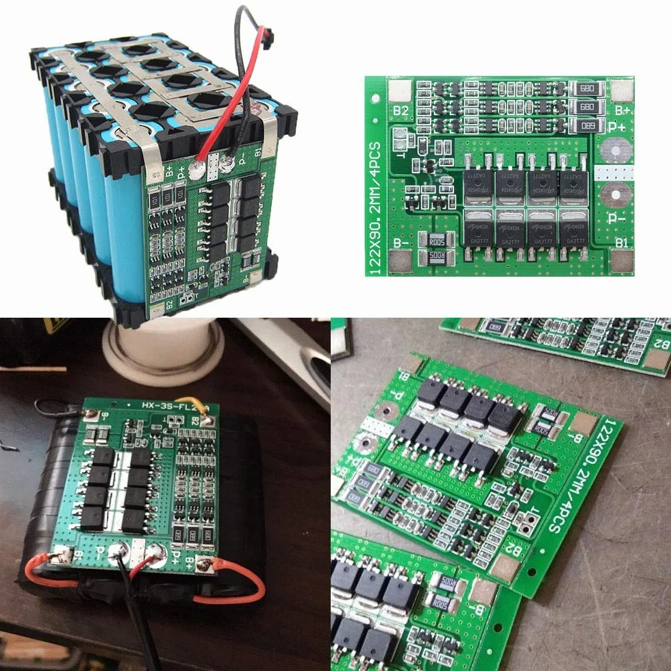 2 szt. PCB Ochrona Board 25A 3S 11.1V 12,6V Li-ion 18650 Ładowarka litowa PCB BMS Płyta Ochronna Lipo Cell Moduł z równoważeniem obciążenia dla obecnego silnika wiertniczego