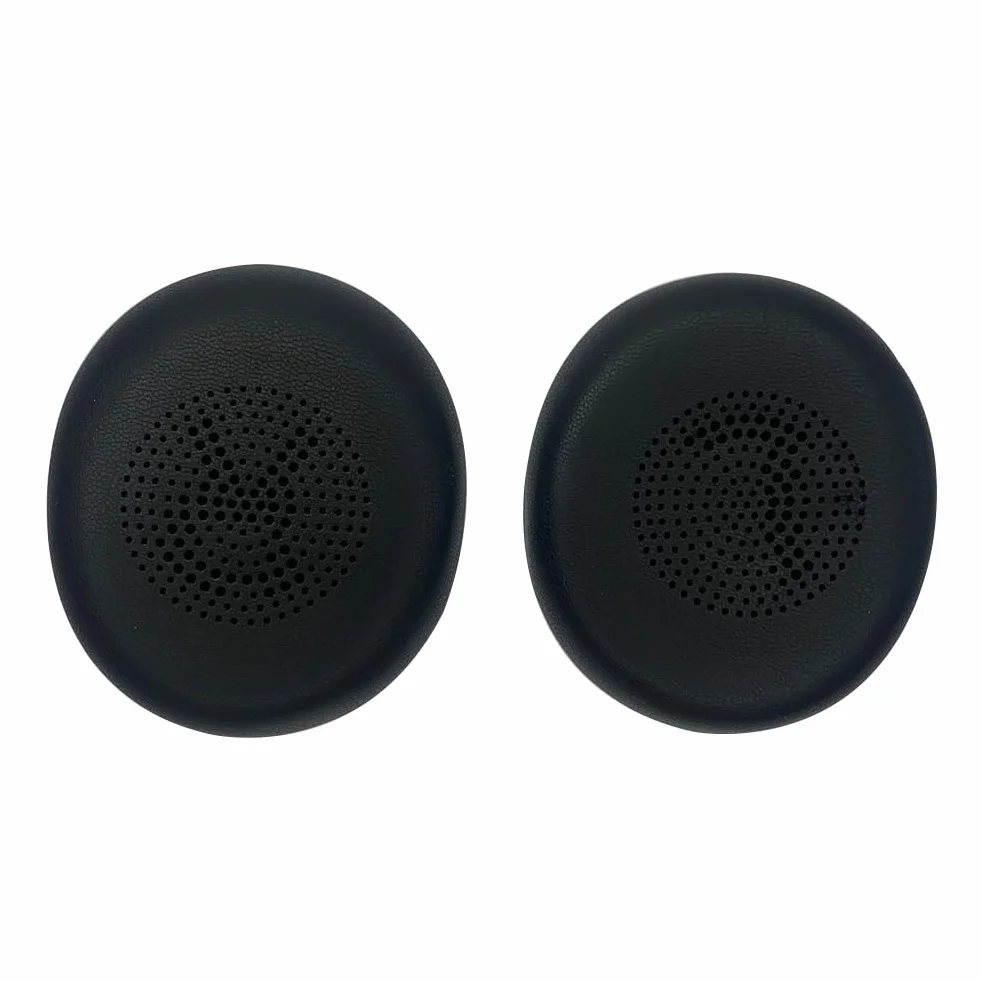 Wymienne Nauszniki do Jabra Evolve2 65/Elite 45h, Zapasowe Poduszki Nauszniki do Jabra Elite 45h/Evolve2 65, Miękka Skóra Proteinowa (Czarny)