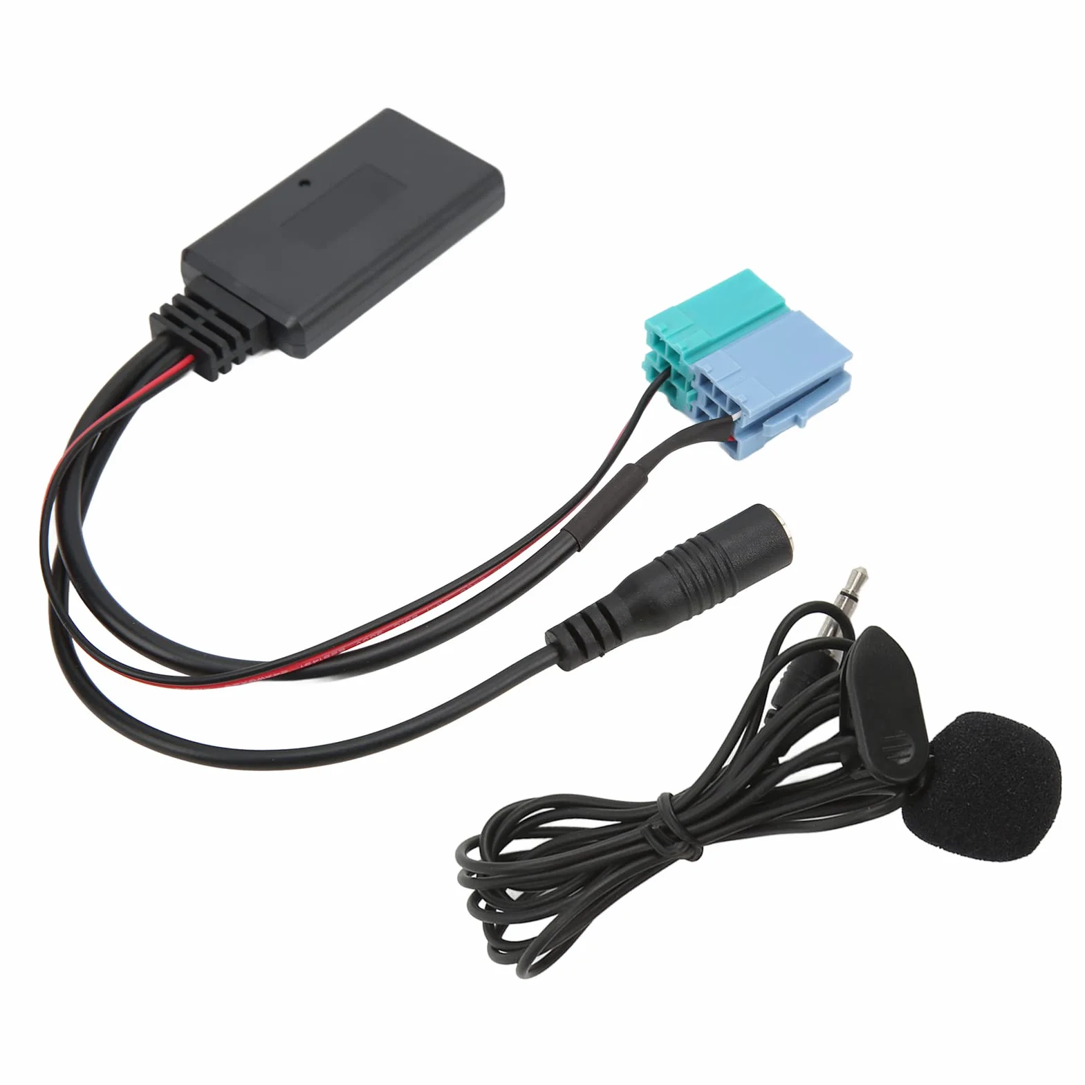 Kabel Samochodowy Bluetooth AUX IN 6+8-pinowy Adapter do Fiata Bravo 2007