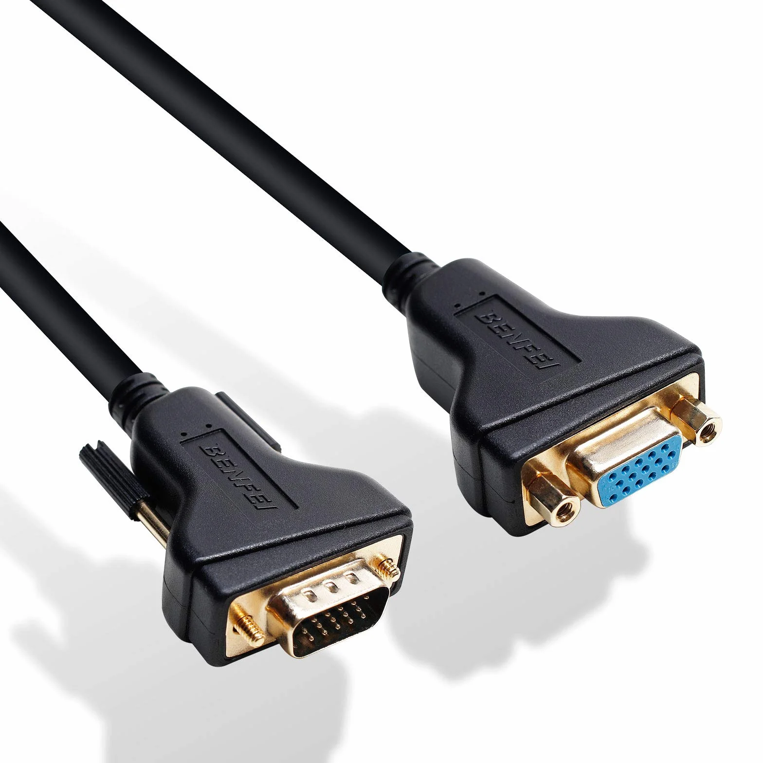 BENFEI Przedłużacz VGA, kabel VGA męski na żeński, 1,8 metra/6 stóp
