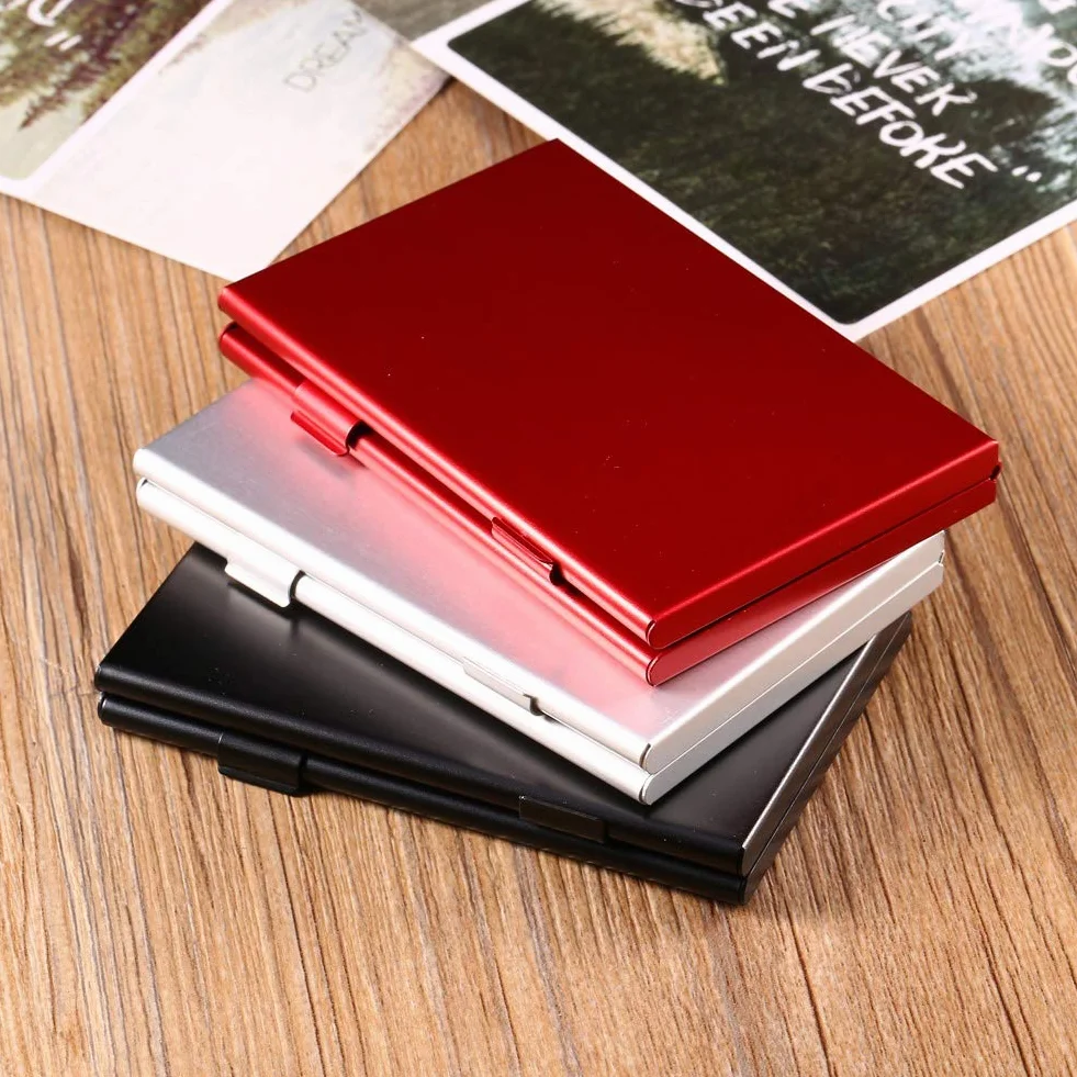 Etui na karty pamięci, kompaktowy rozmiar etui na karty SD, wysokiej jakości aluminium dobre akcesorium łatwe przenoszenie i przechowywanie dla miłośników fotografii pomieści 6 szt. kart SD