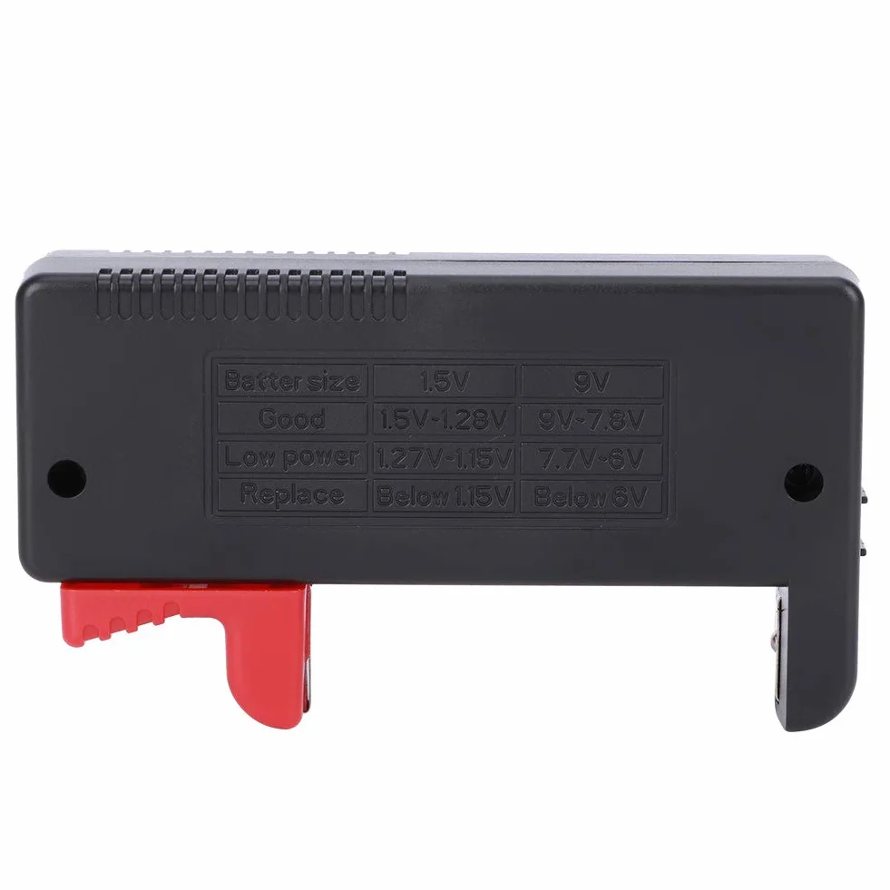 Tester baterii kompaktowy 1,2 V - 4,8 V LCD cyfrowy do małych baterii guzikowych