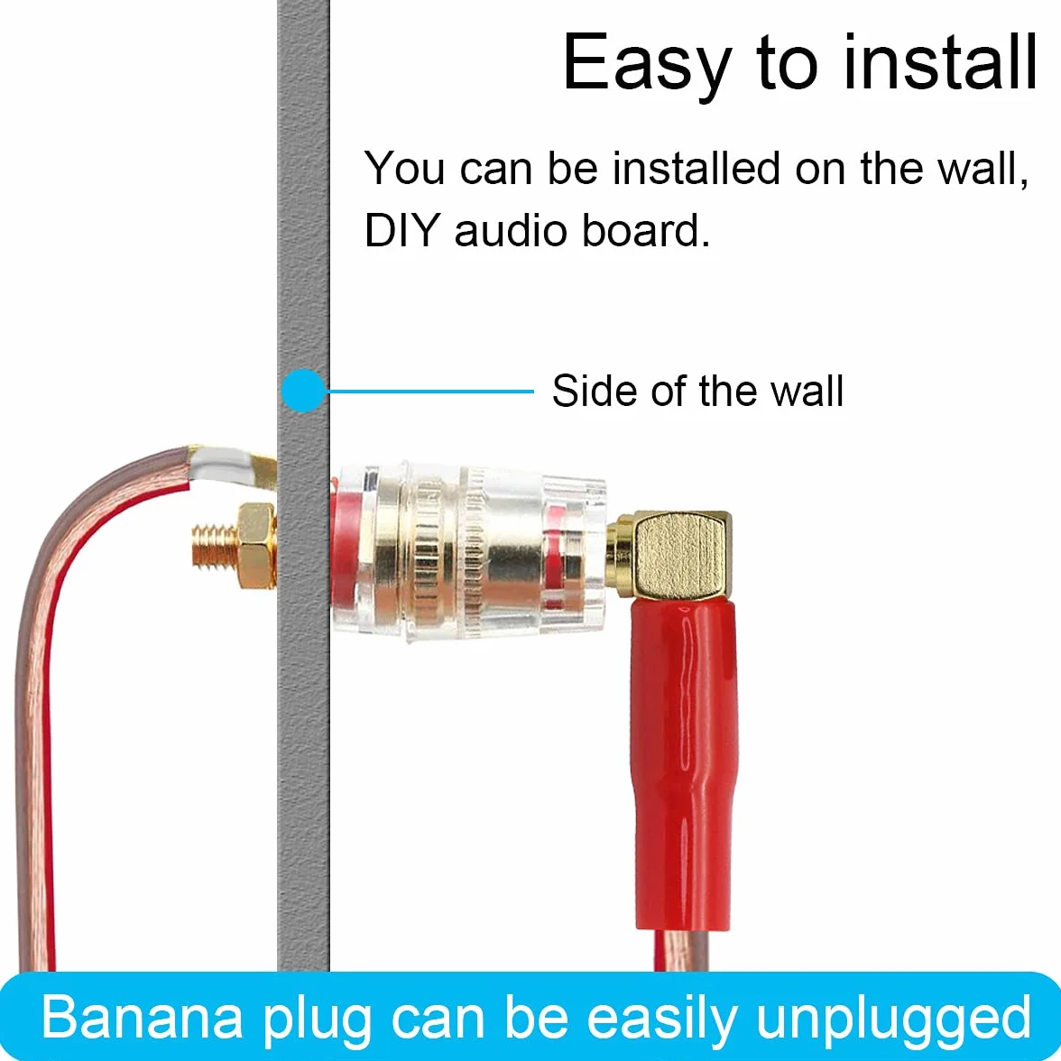 Wtyczka bananowa 4mm Gniazdo Binding Post Głośnik Terminal Złącze Jack dla Arduino