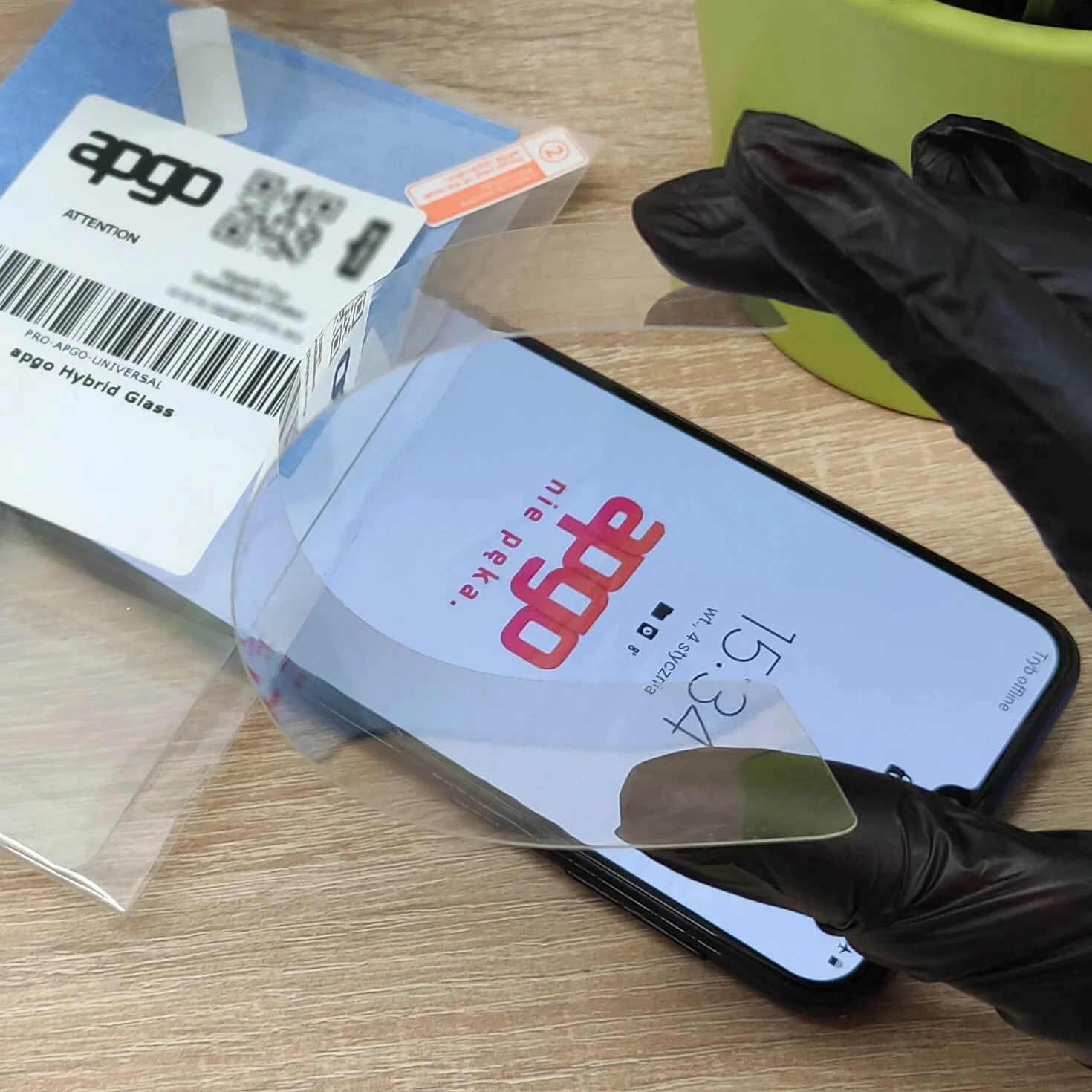 apgo Hybrid Glass Screen Protector do ONYX Boox Go, szkło hybrydowe