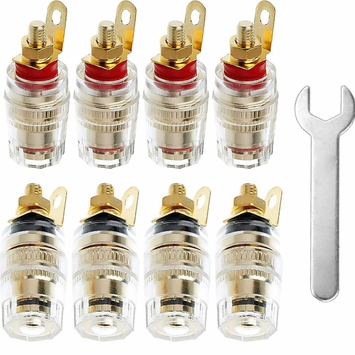 Wtyczka bananowa 4mm Gniazdo Binding Post Głośnik Terminal Złącze Jack dla Arduino
