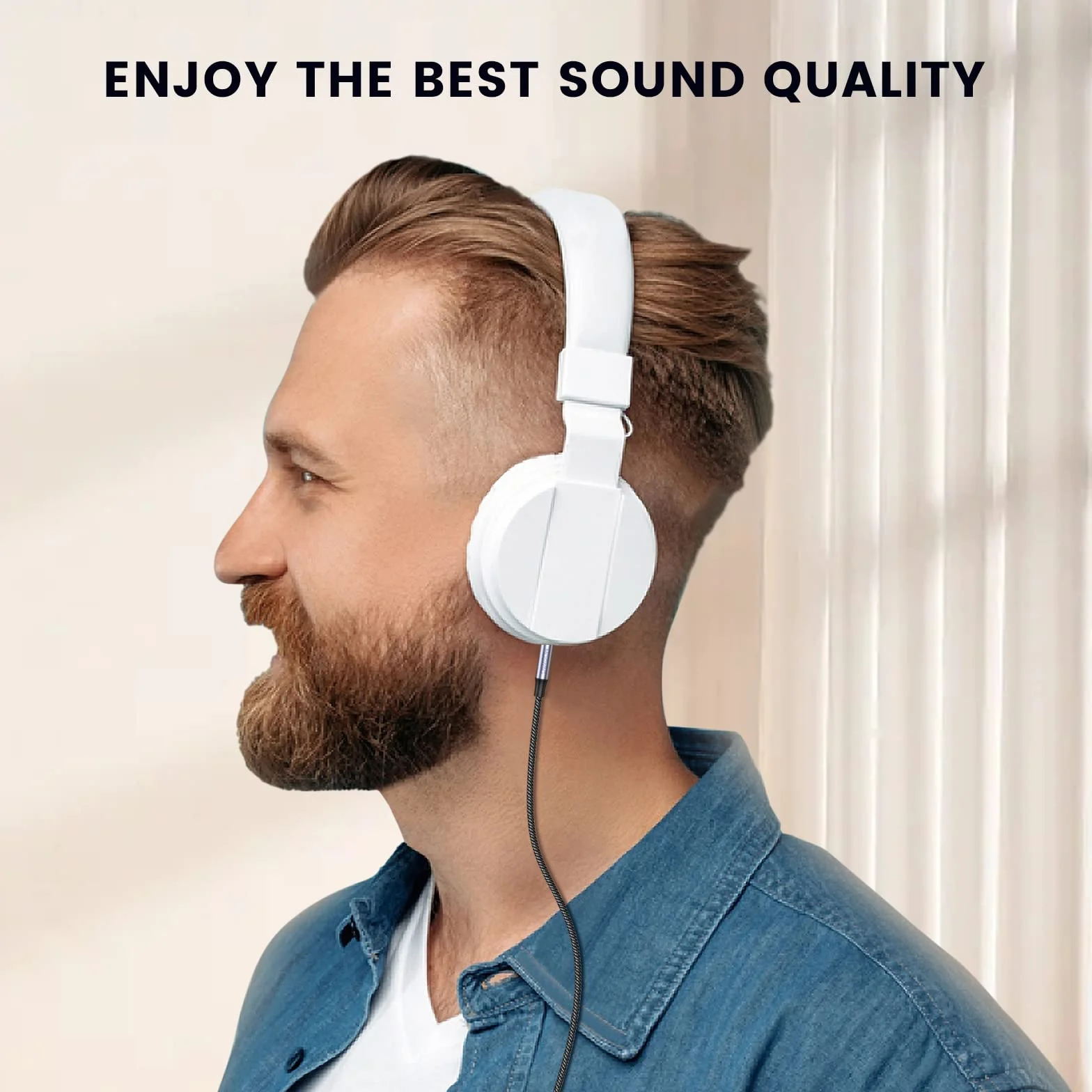 MOSWAG Kabel Stereo AUX 2,5 mm do 3,5 mm, Wymiana Kabla Jack Stereo Męski Zestaw Słuchawkowy Audio Wire Kompatybilny z QC 35/QC35 II/QC25/OE2, JBL E45BT E55BT E65BTNC
