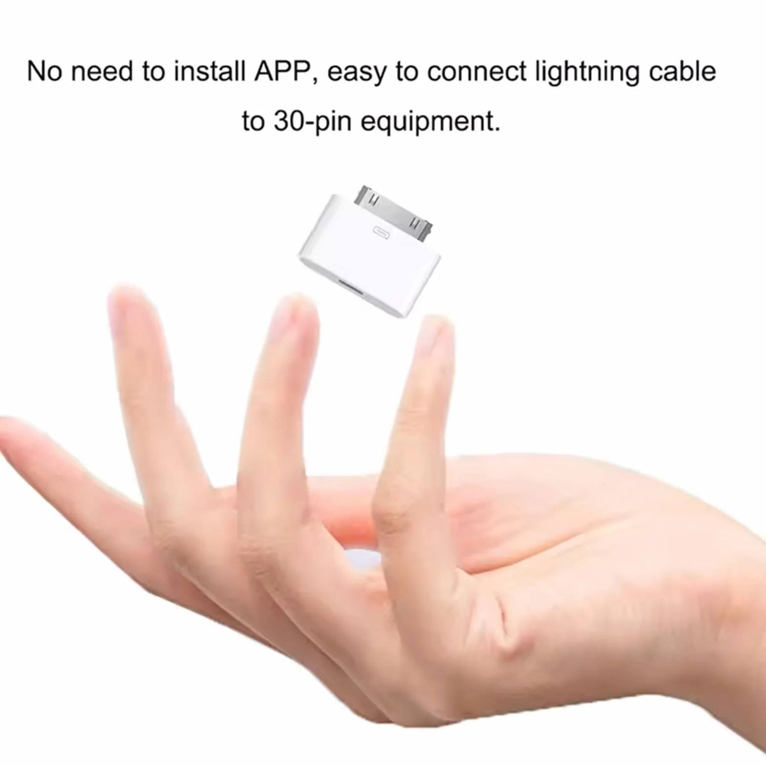 Adaptery 30-pinowe na USB C 8-pinowe do wielu urządzeń, takich jak Pad 1 2 3 i telefon 4 4S, nie są wymagane konfiguracje