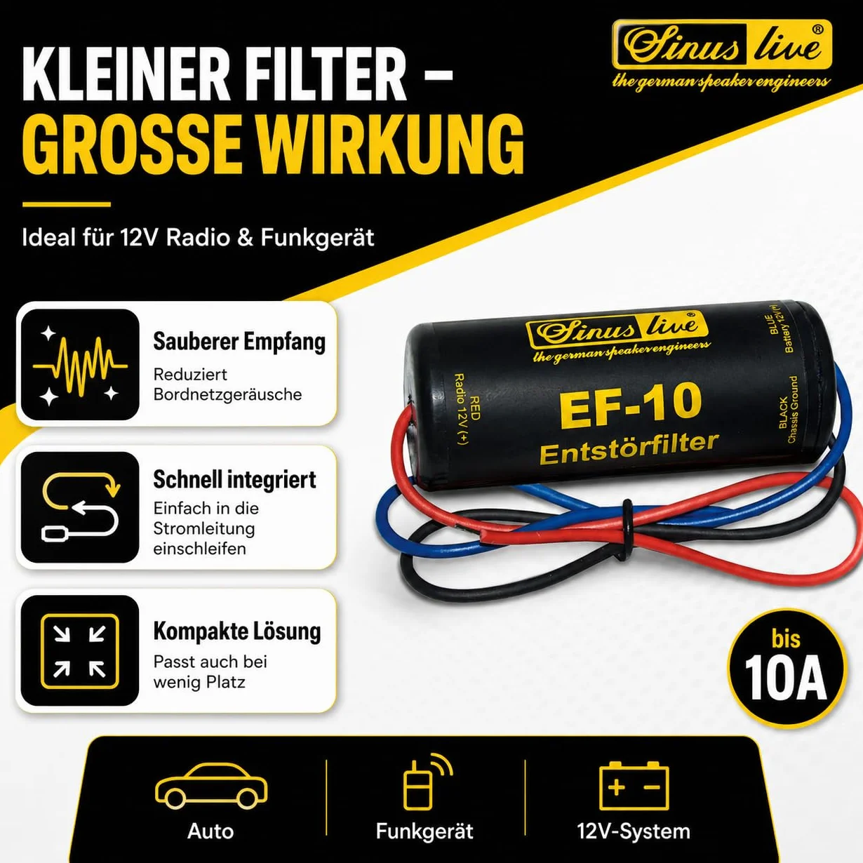 Sinuslive filtr przeciwzakłóceniowy EF-10 13765