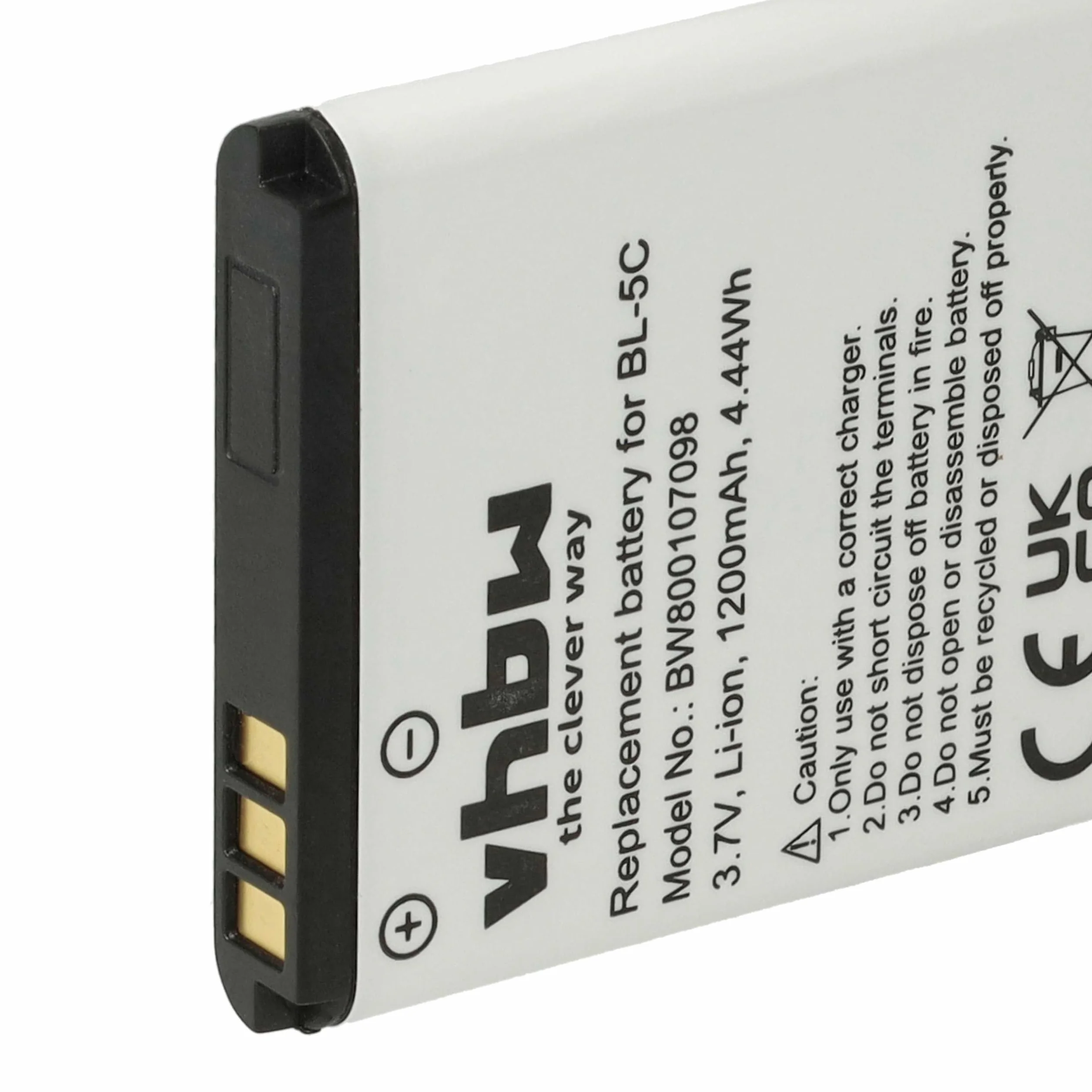 vhbw Bateria 1200mAh (3,7V) do telefonu komórkowego, Doro Primo 405 Smartphone jak RCB215.