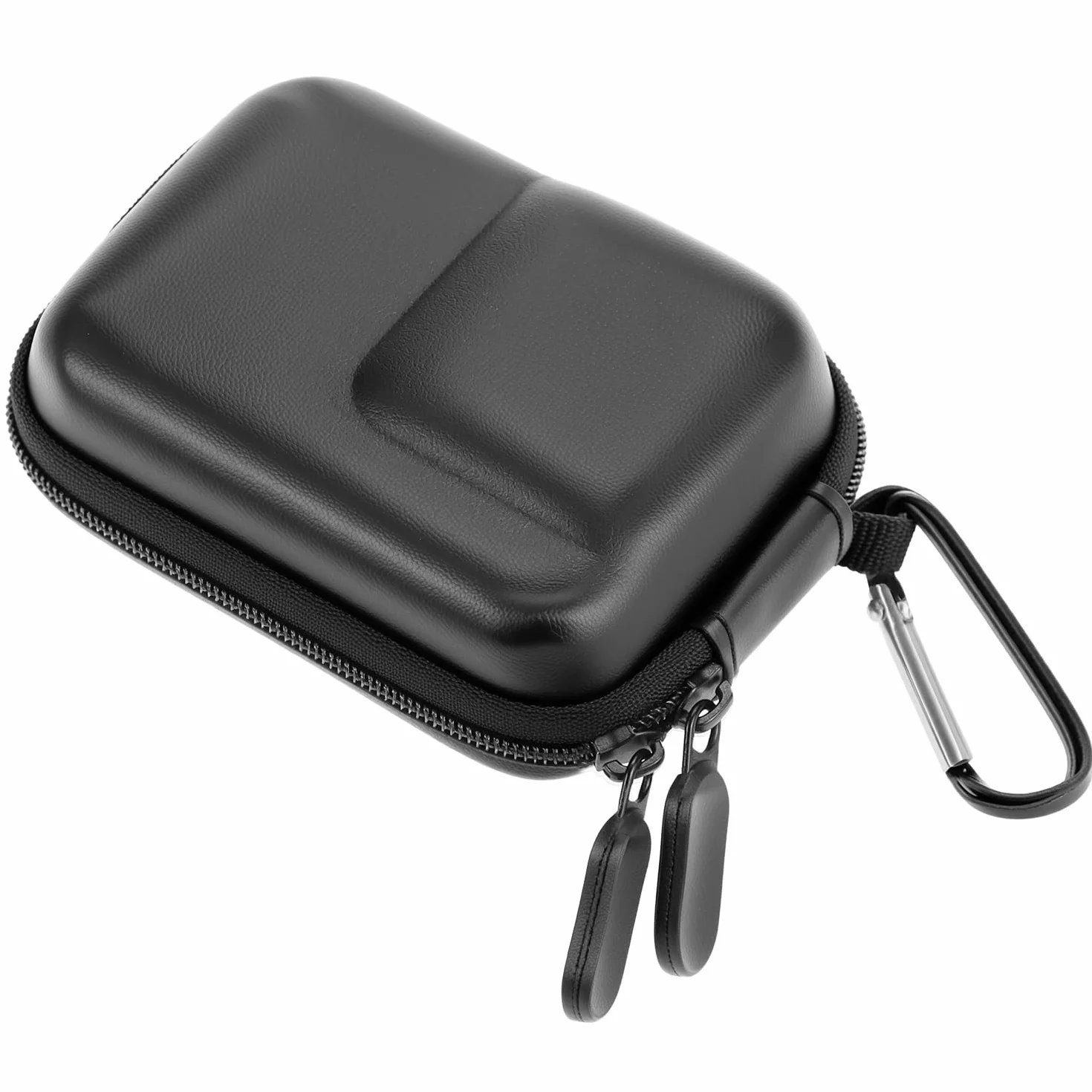 QWORK® Torba na mini kamerę, czarna torba do noszenia kamery, kompatybilna z DJI Action 5 Pro, Action 4, Action 3