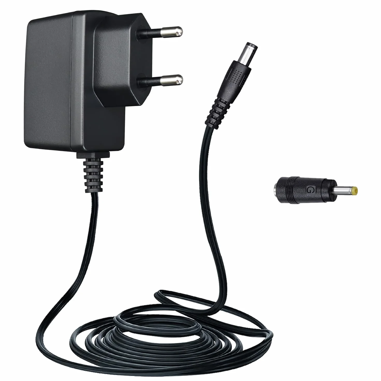Zasilacz 6 V 1 A/1000 mA o długości 1,8 m, AC 100–240 V do DC 6 V 1 A 6 W, zasilacz do ciśnieniomierzy, wag elektronicznych i innych urządzeń, certyfikat CE