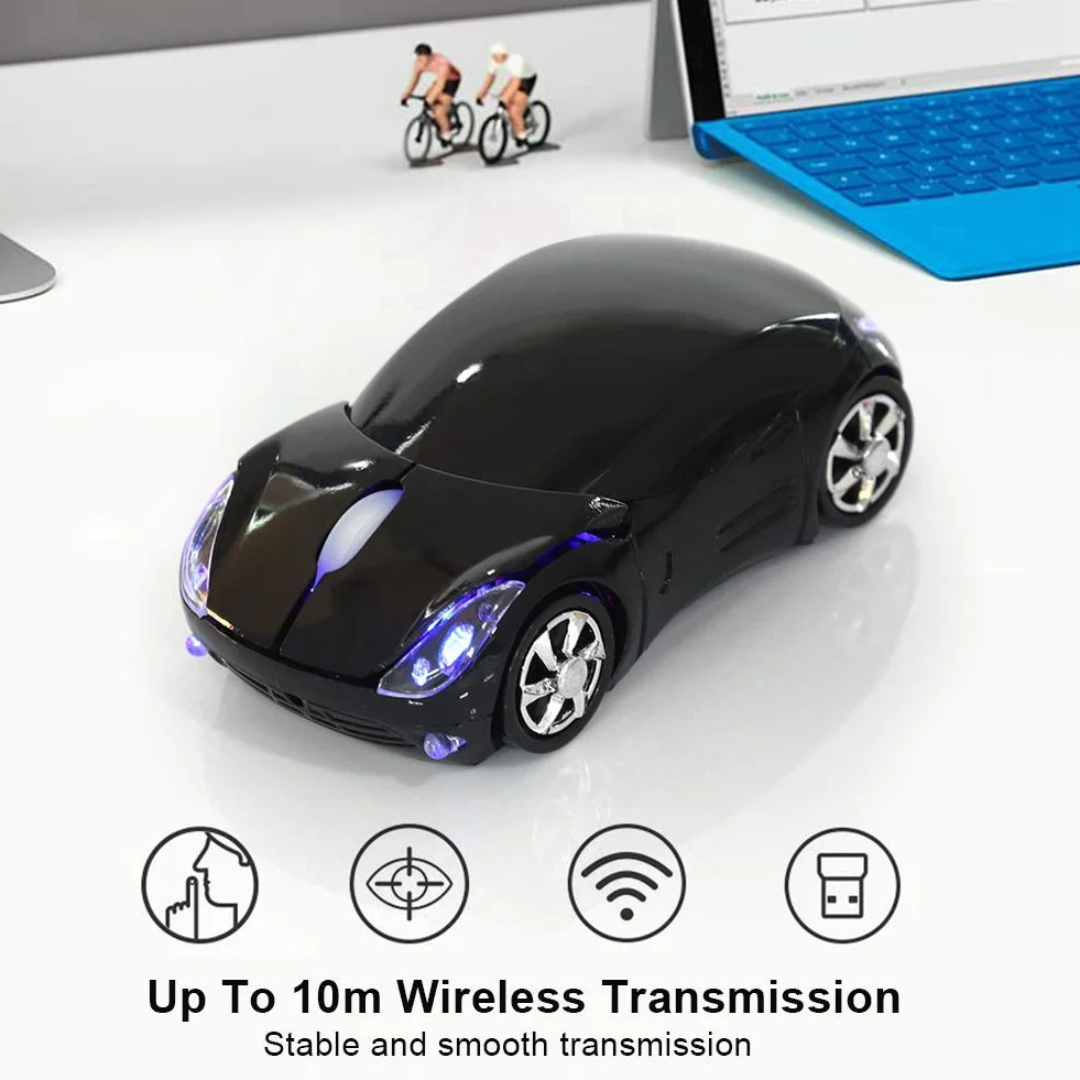 Bezprzewodowa mysz dla dzieci 2,4 GHz 1600 DPI z odbiornikiem USB