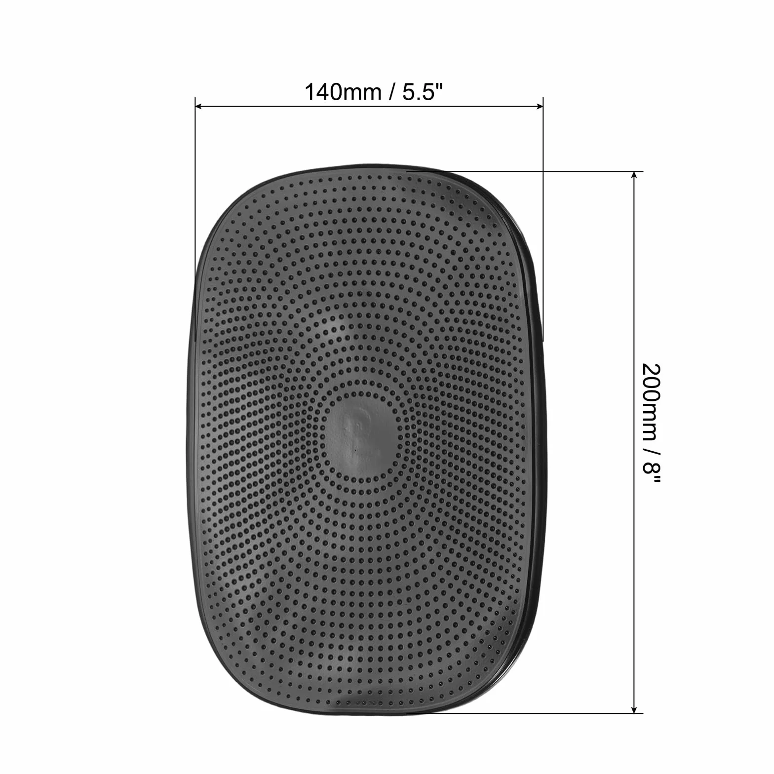 QUARKZMAN Mata antypoślizgowa na deskę rozdzielczą, 20 x 13 cm, uniwersalna, klejąca podkładka na deskę rozdzielczą, nadaje się do prania, wielokrotnego użytku, antypoślizgowa mata na telefon, klucze