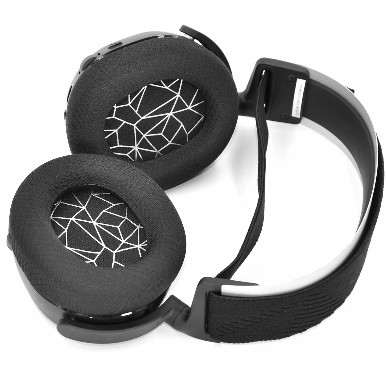 Yizhet 1 para wymiennych nauszników kompatybilnych ze SteelSeries Arctis 3 5 7 9X Pro słuchawkam, kolor srebrny