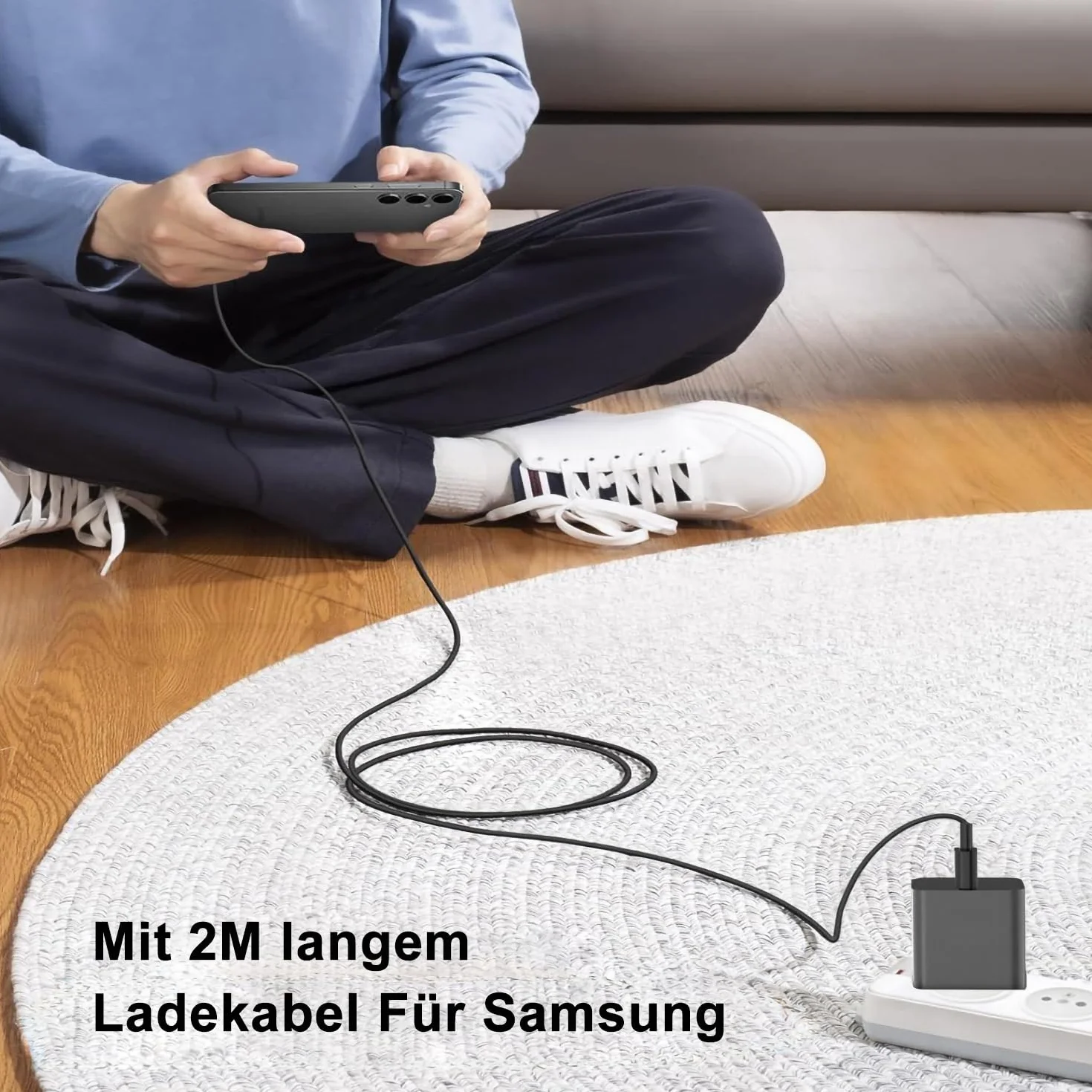 Ładowarka 45 W Samsung Galaxy S26 S25 S24 S23 FE A56 A55 A54 A16 Galaxy Z Note Tab S8 S9 Super Fast Charger USB-C