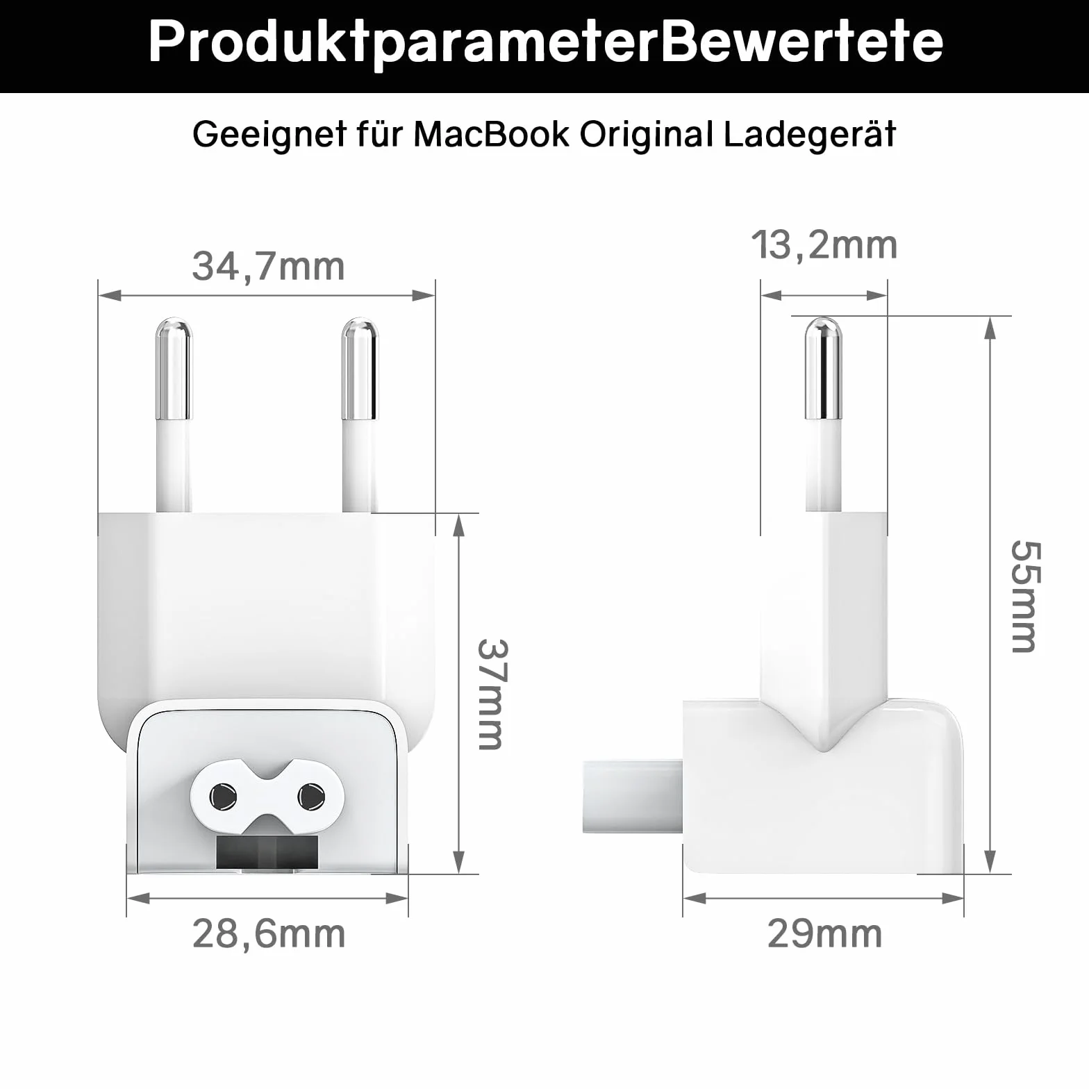 Zasilacz sieciowy Macbook Apple wtyczka do iPada AC Charger biały