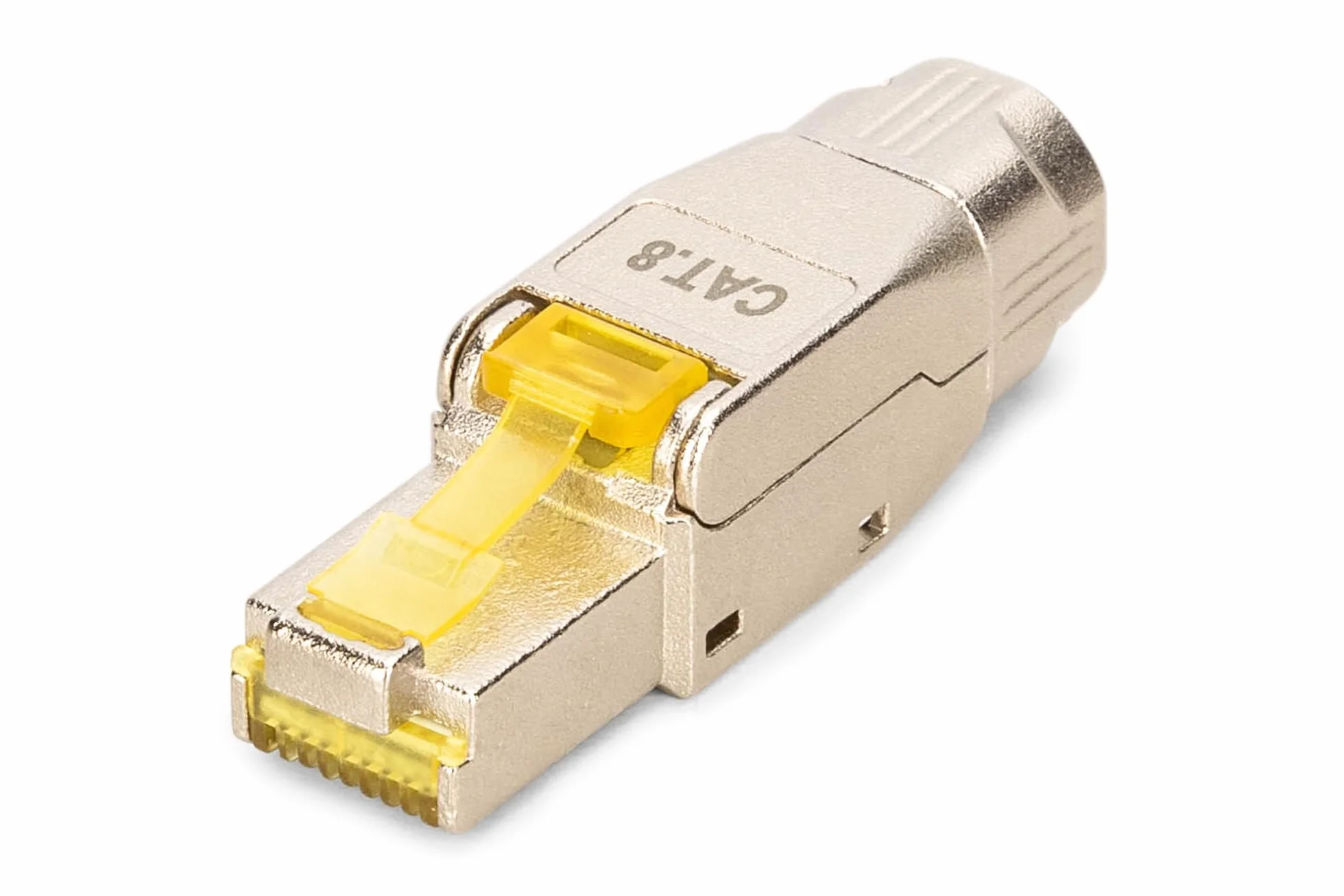 DIGITUS DN-93838 – złącze sieciowe Cat 8.1 – 1 sztuka – ekranowane 360° – złącze polowe RJ45 Cat-8.1 – instalacja bez użycia narzędzi – 2000 MHz – 25/40GBase-T – 40 Gb/s – AWG 26/7 do AWG 22/1