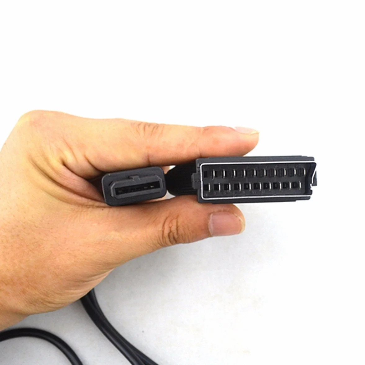 1,8 M PVC RGB Scart Video Cable AV Kabel Kabel do Pal Super Kompatybilny z N-intendo N64 NGC Snes