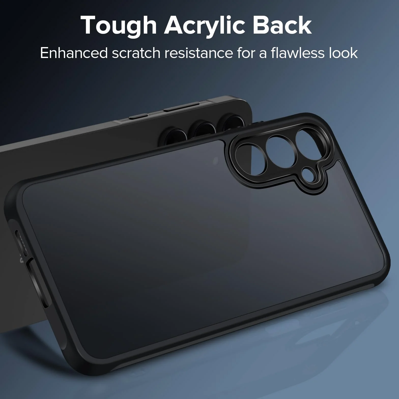 iVoler Etui do Samsung Galaxy A55 5G z 2x szkłem hartowanym, matowe, czarne, ochrona aparatu, standard wojskowy