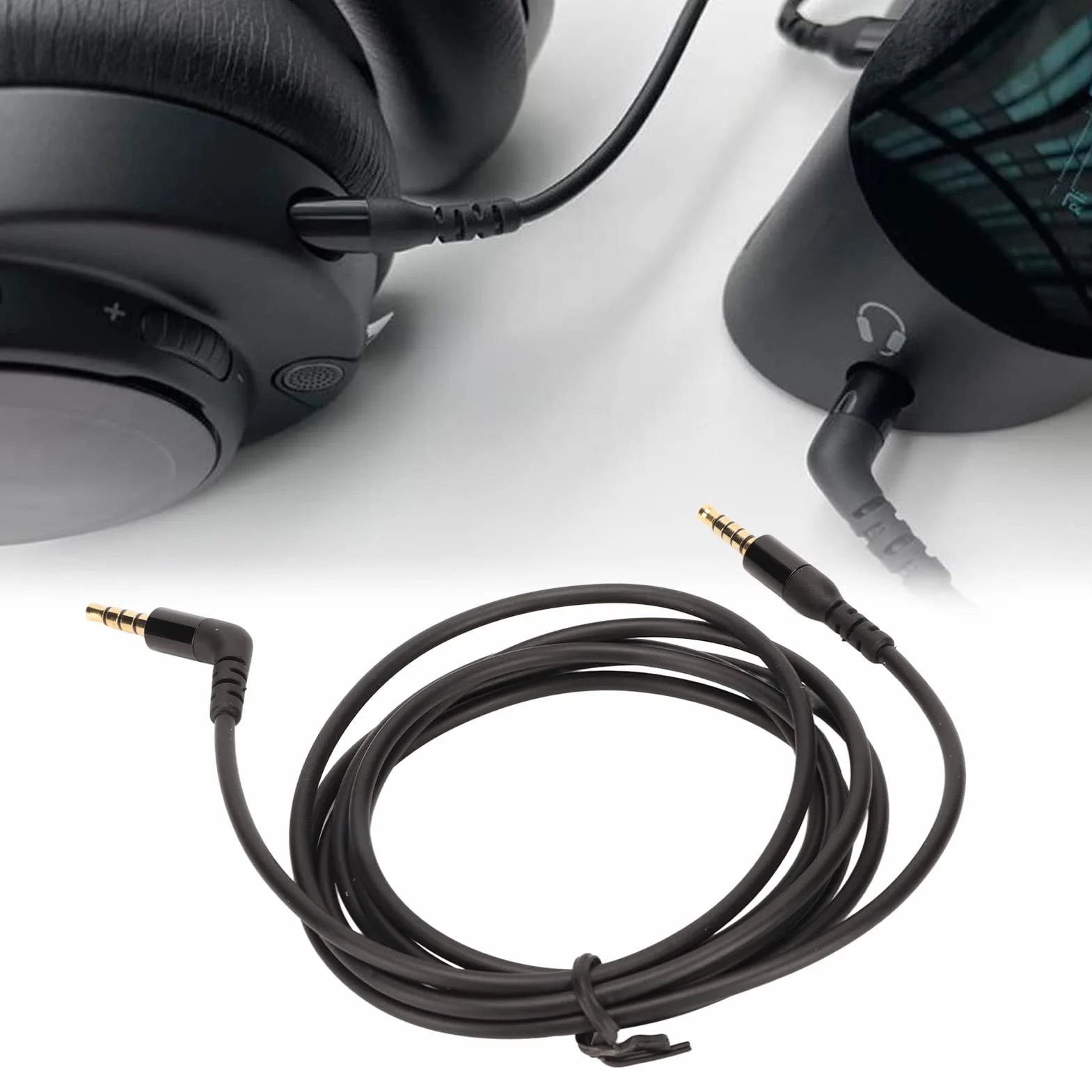 Kabel Słuchawkowy 3,5 mm do Słuchawek Nova Pro, Wymienny Kabel Dźwiękowy z Miedzi Beztlenowej 4,9 Stopy