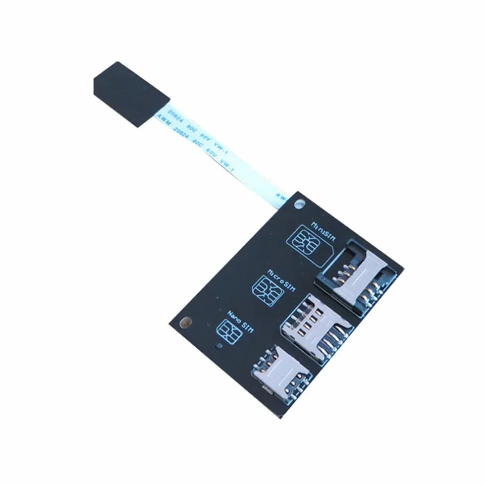 Zestaw adapterów 4 w 1 do Nano SIM, konwerter na kartę Smartcard IC, przedłużacz