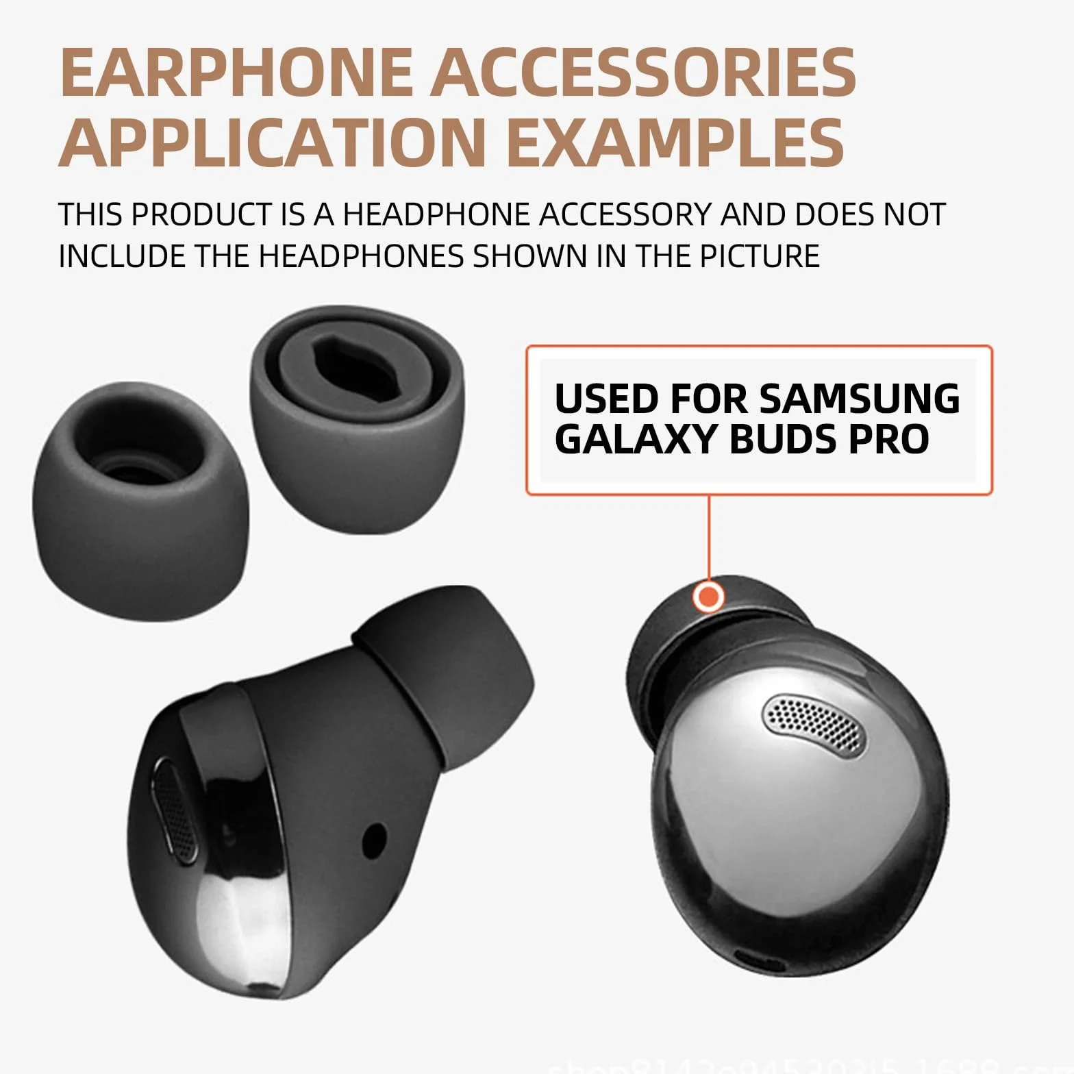 Samsung Galaxy Buds Pro silikonowe zatyczki do uszu 3 pary SM-R190