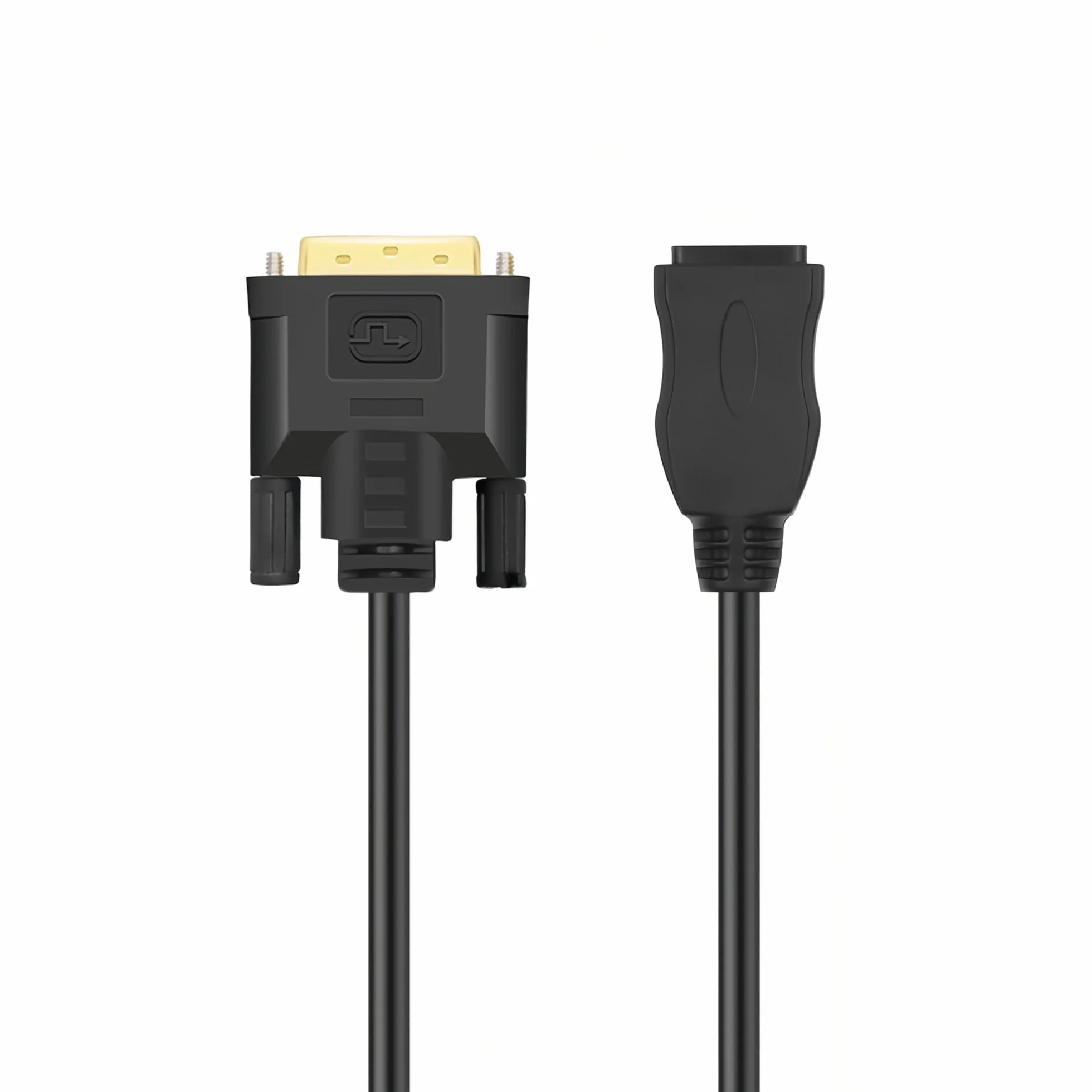 MMOBIEL Adapter Kabla HDMI na DVI Dwukierunkowy Męski DVI-D Dual Link na Żeński HDMI Konwerter 1080p Full HD 60Hz 0,3 m